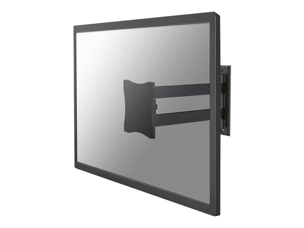 Neomounts Monitor-Wandhalterung FPMA-W820BLACK 1 Display(s) 25,4cm (10") - 68,6cm (27") Schwarz Neigbar, Schwenkbar, Ausziehbar