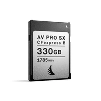 Angelbird Technologies AV PRO CFexpress B SX, 330 GB, CFexpress, 1785 MB/s, 1600 MB/s, Silber, Schwarz Angelbird Technologies AV PRO CFexpress B SX, 330 GB, CFexpress, 1785 MB/s, 1600 MB/s, Silber, Schwarz