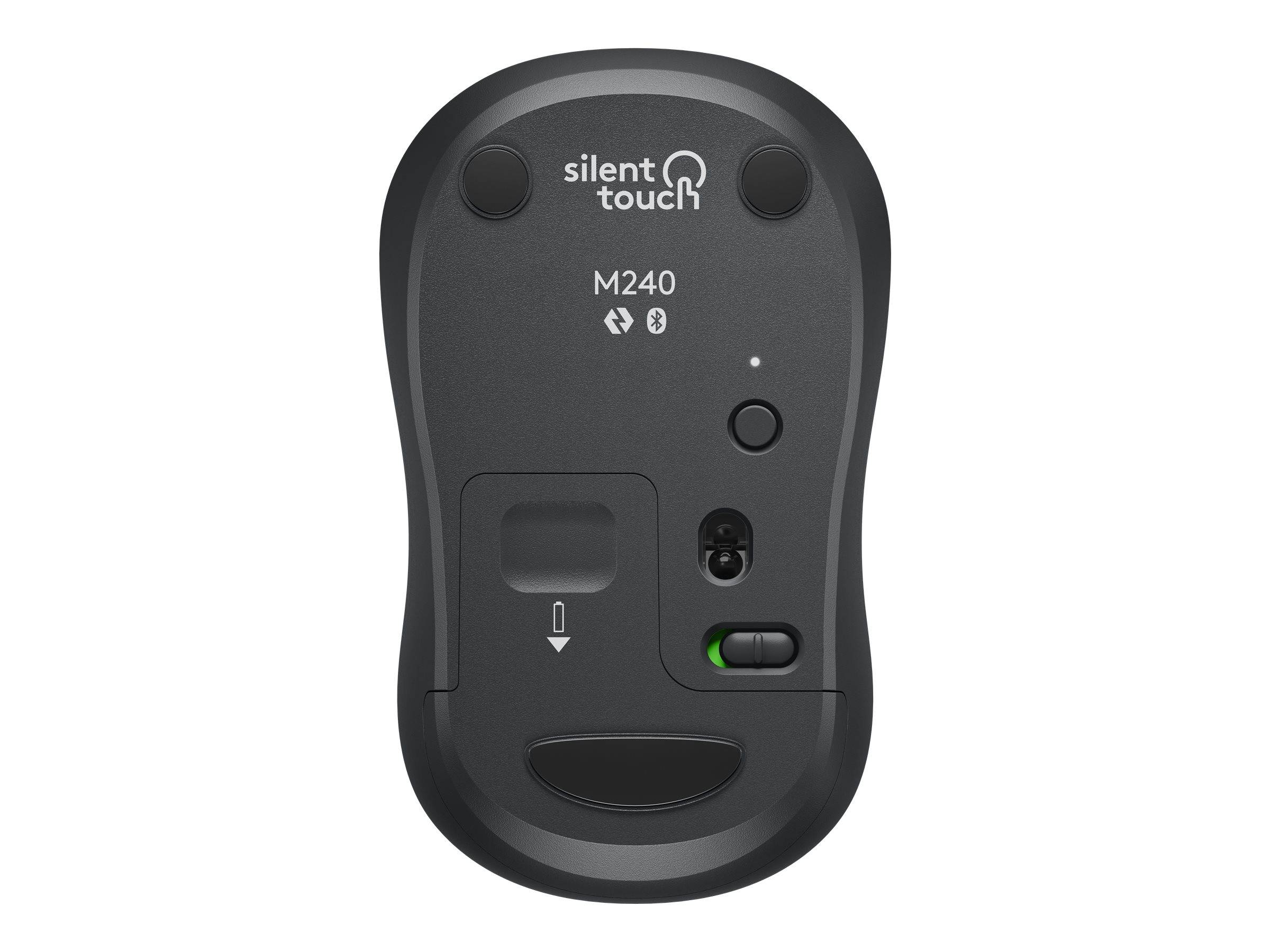 Logitech M240 Silent Maus Bluetooth® Graphite 3 Tasten
