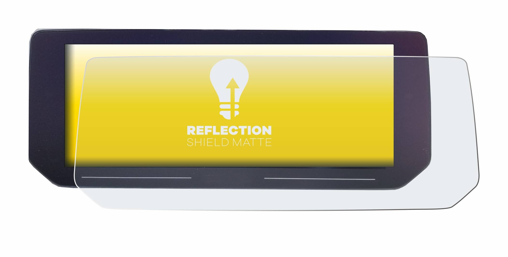 upscreen Reflection Shield Matte Premium Displayschutzfolie für BMW K 1600 GTL Connectivity