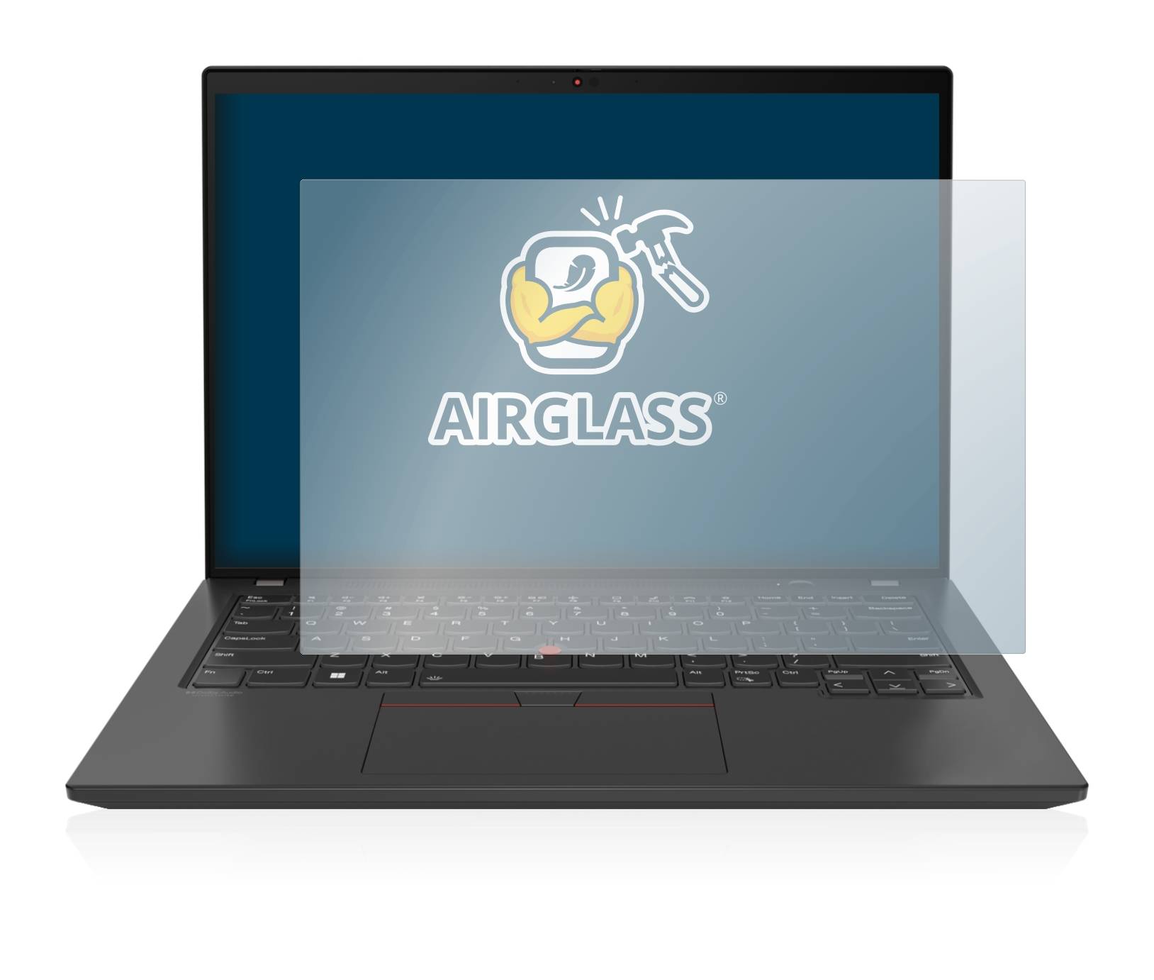 BROTECT AirGlass Flexible Schutz Glas Folie für Lenovo ThinkPad T14 Gen 3 Klar Transparent