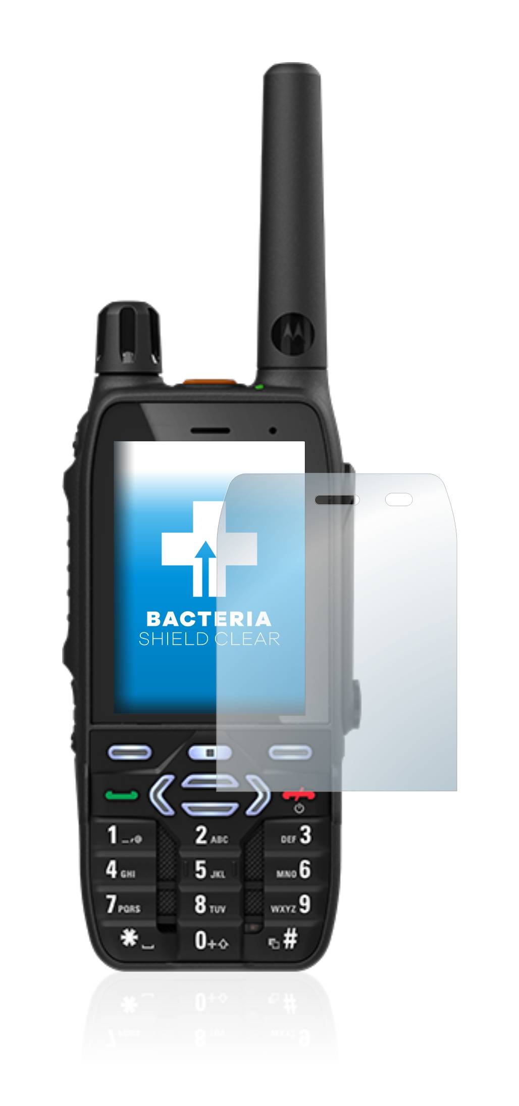 upscreen Bacteria Shield Clear Premium Antibakterielle Displayschutzfolie für Motorola