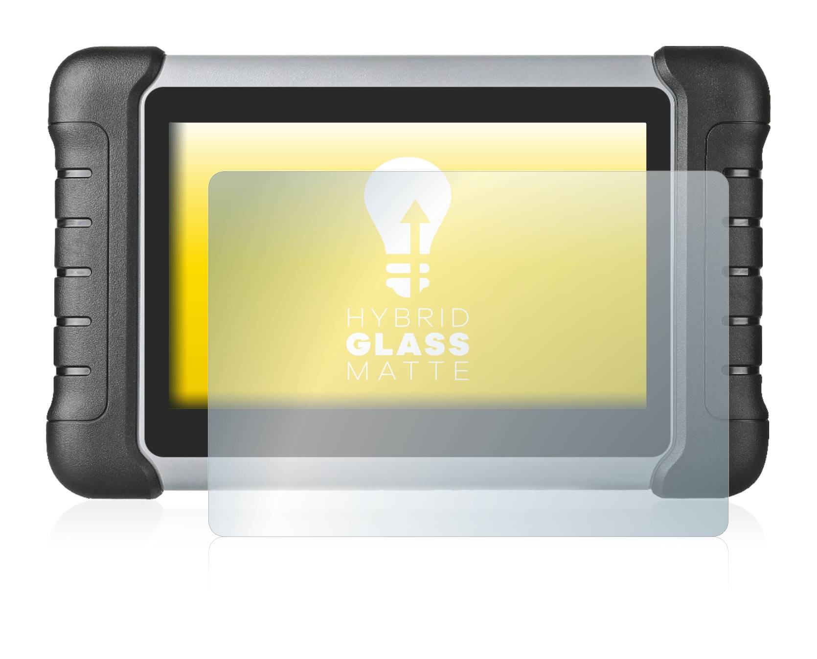 upscreen Hybrid Glass Matte Premium Schutzglas Folie für Autel MaxiCOM