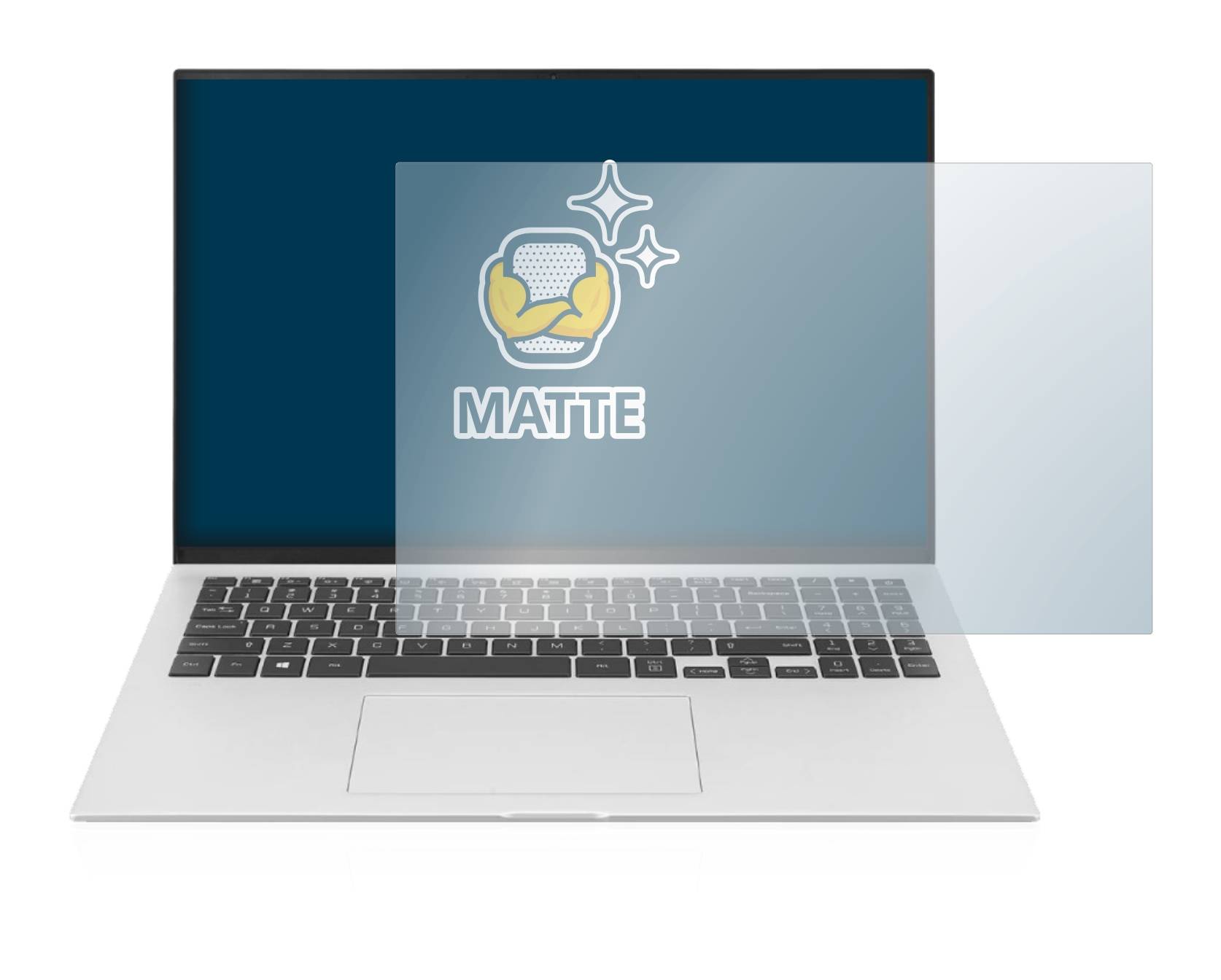 BROTECT Matte Displayschutzfolie für LG gram 16'' 2-in-1 Non-Touch - Entspiegelt,