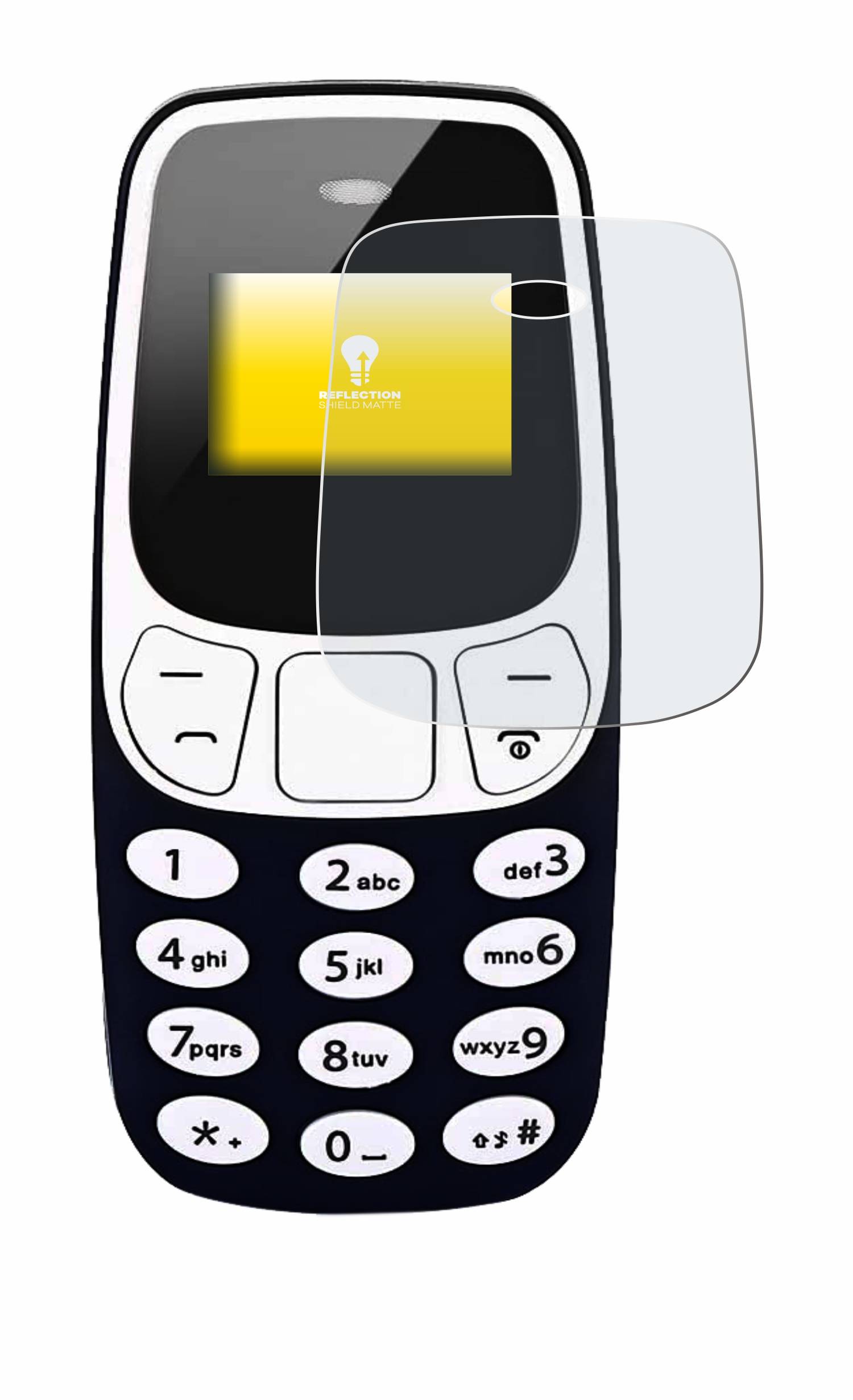 upscreen Schutzfolie für L8star BM10 Folie Matt Entspiegelt Anti-Reflex