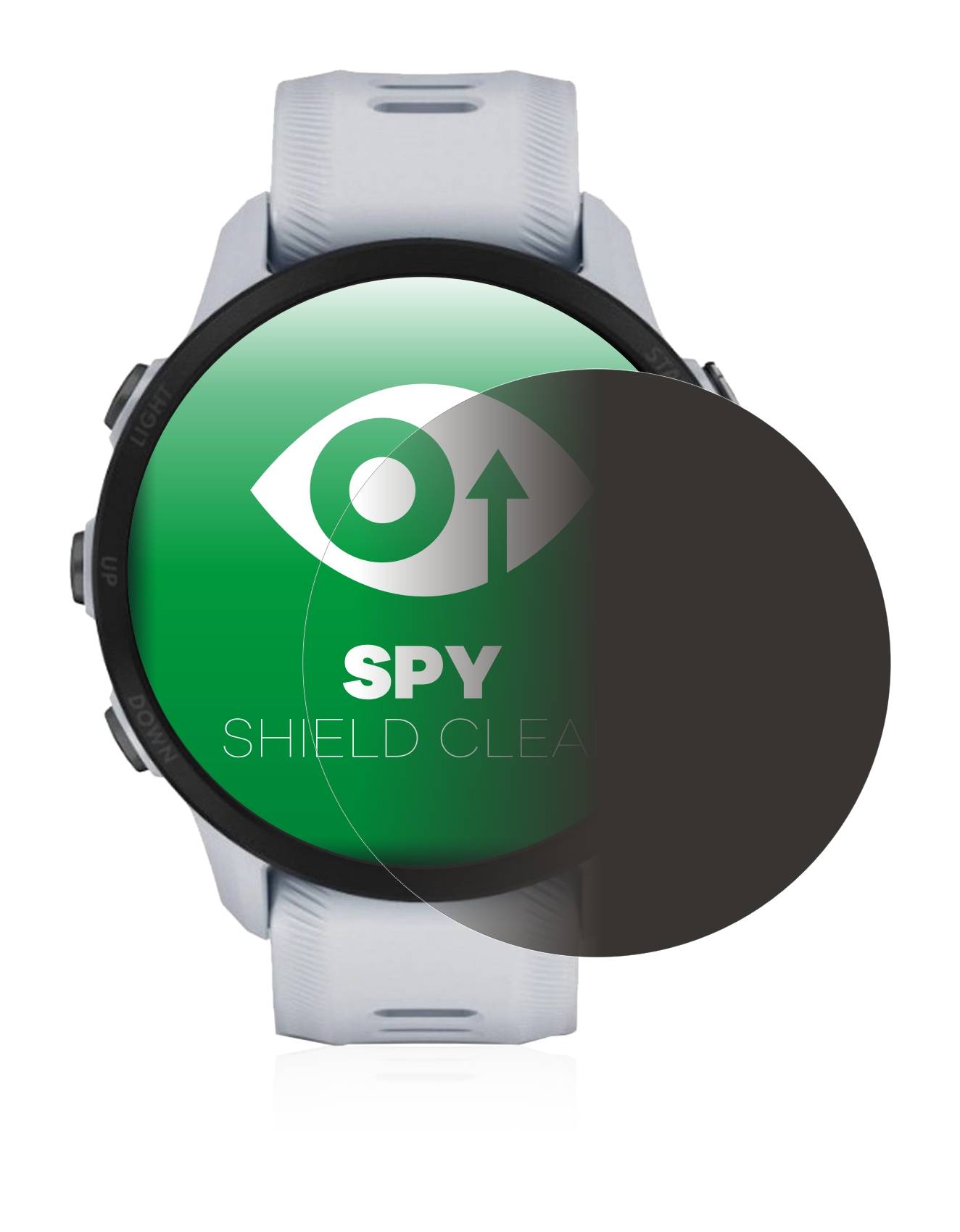 upscreen Blickschutzfolie für Garmin Forerunner 955 Solar / 955 Anti-Spy Privacy Blaulichtschutz Sichtschutzfolie