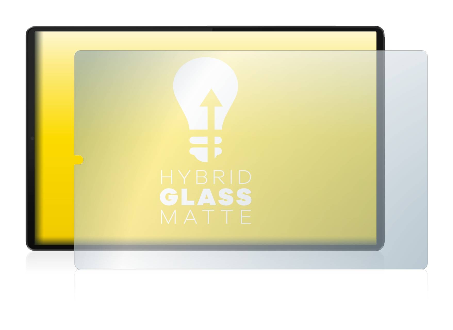 upscreen Hybrid Glass Matte Premium Schutzglas Folie für Lenovo Tab M10 FHD Plus (im