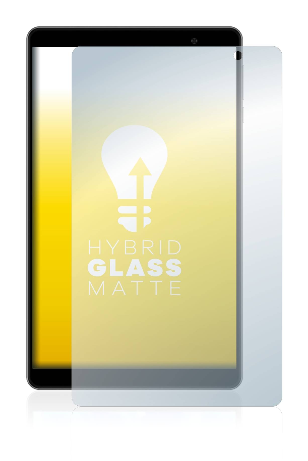upscreen Hybrid Glass Matte Premium Schutzglas Folie für Teclast