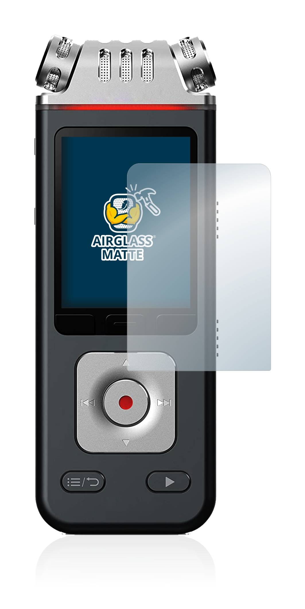 BROTECT AirGlass Matte Schutzglas Folie für Philips VoiceTracer