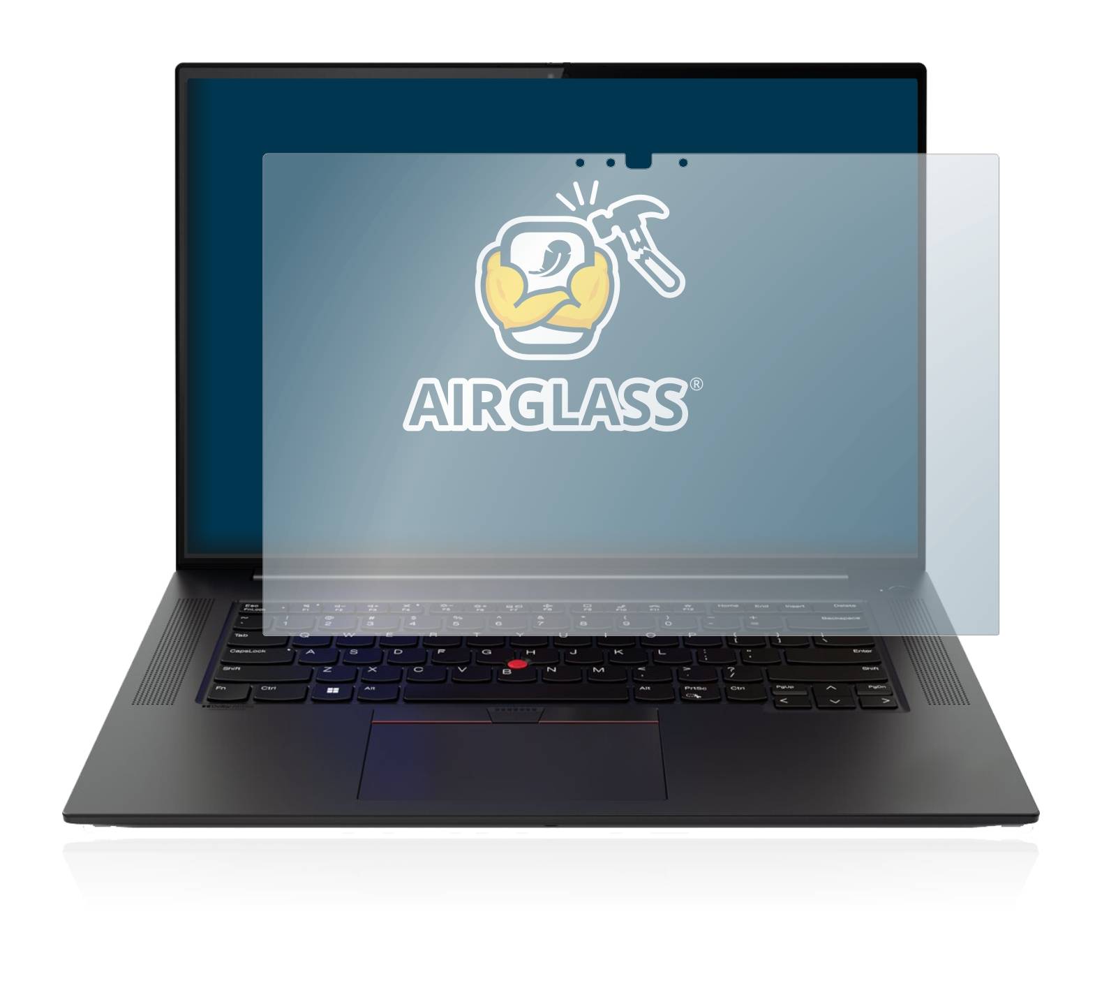 BROTECT AirGlass Schutzglas Folie für Lenovo ThinkPad X1 Extreme 16 (5.