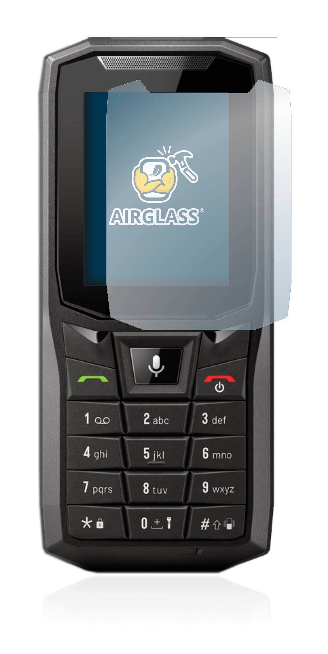 BROTECT AirGlass Flexible Schutz Glas Folie für Crosscall Core-S4 Klar Transparent