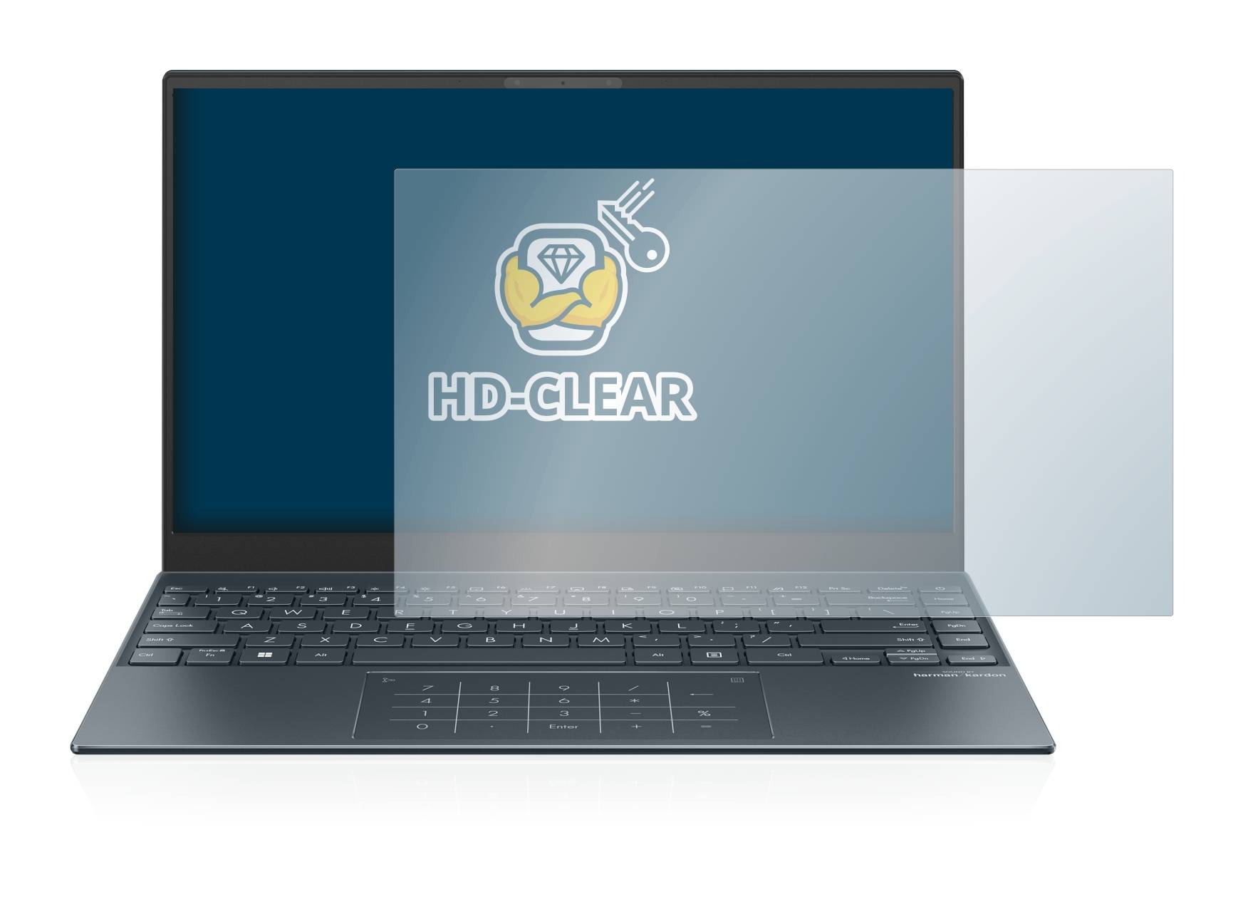 BROTECT Schutzfolie für ASUS ZenBook 13 OLED Folie Klar Transparent