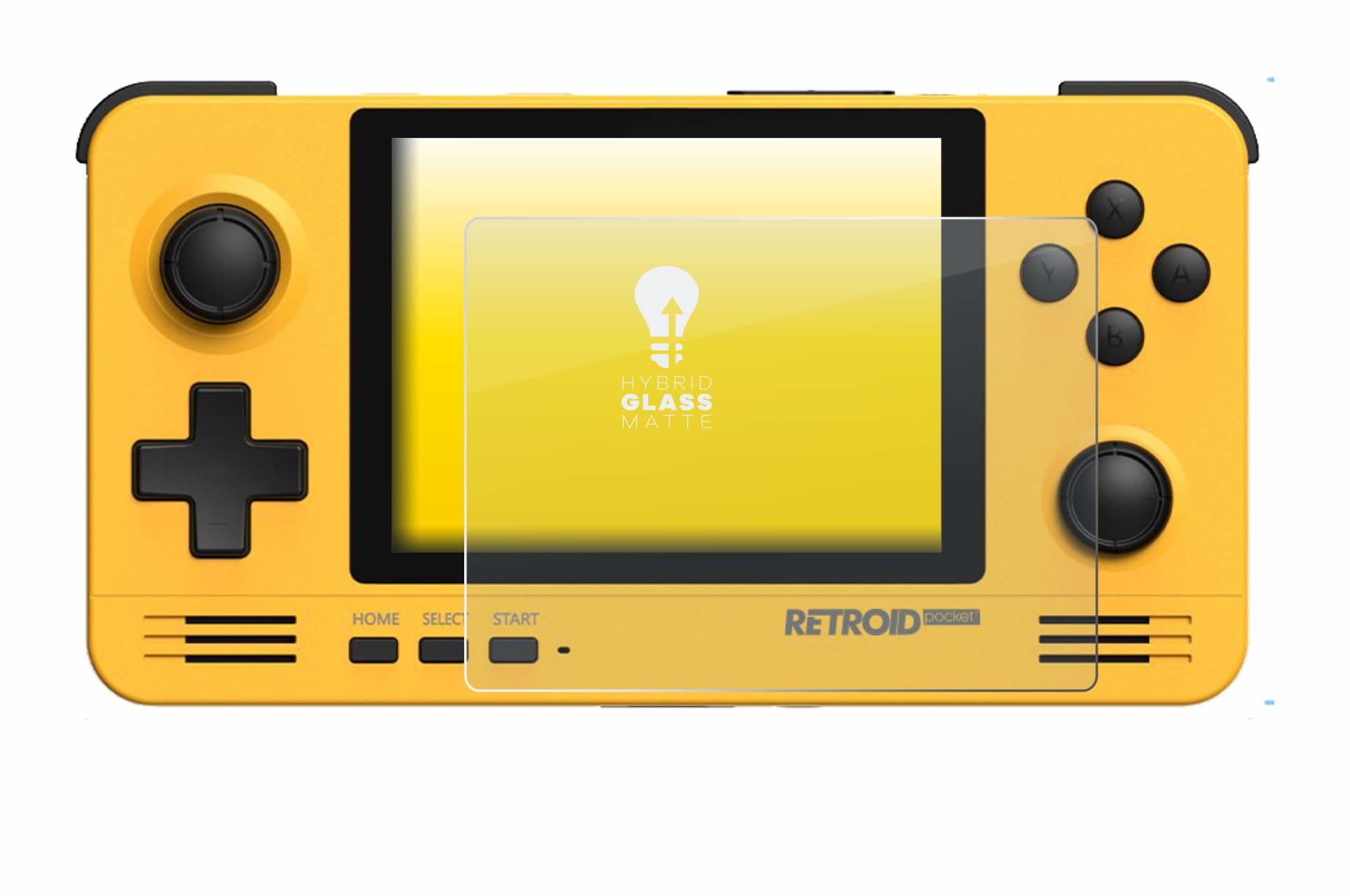 upscreen Hybrid Glass Matte Premium Schutzglas Folie für Retroid Pocket