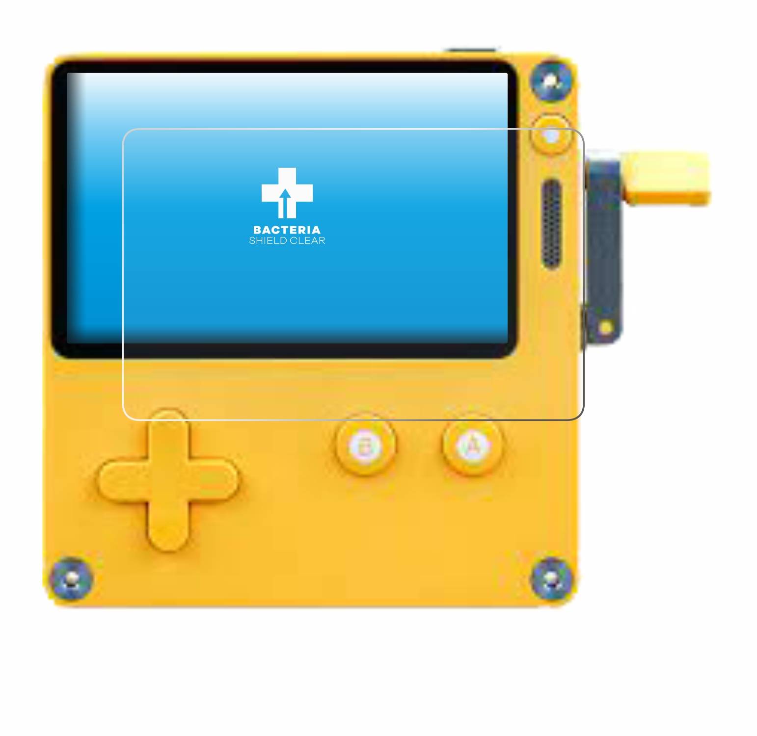 upscreen Bacteria Shield Clear Premium Antibakterielle Displayschutzfolie für Panic
