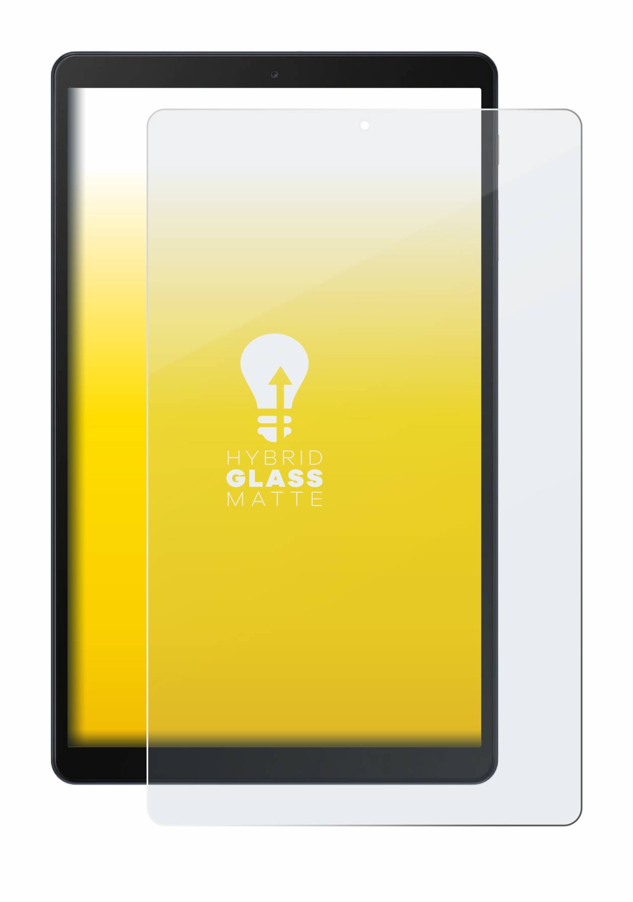 upscreen Hybrid Glass Matte Premium Schutzglas Folie für Samsung Galaxy Tab A 10.1 WiFi