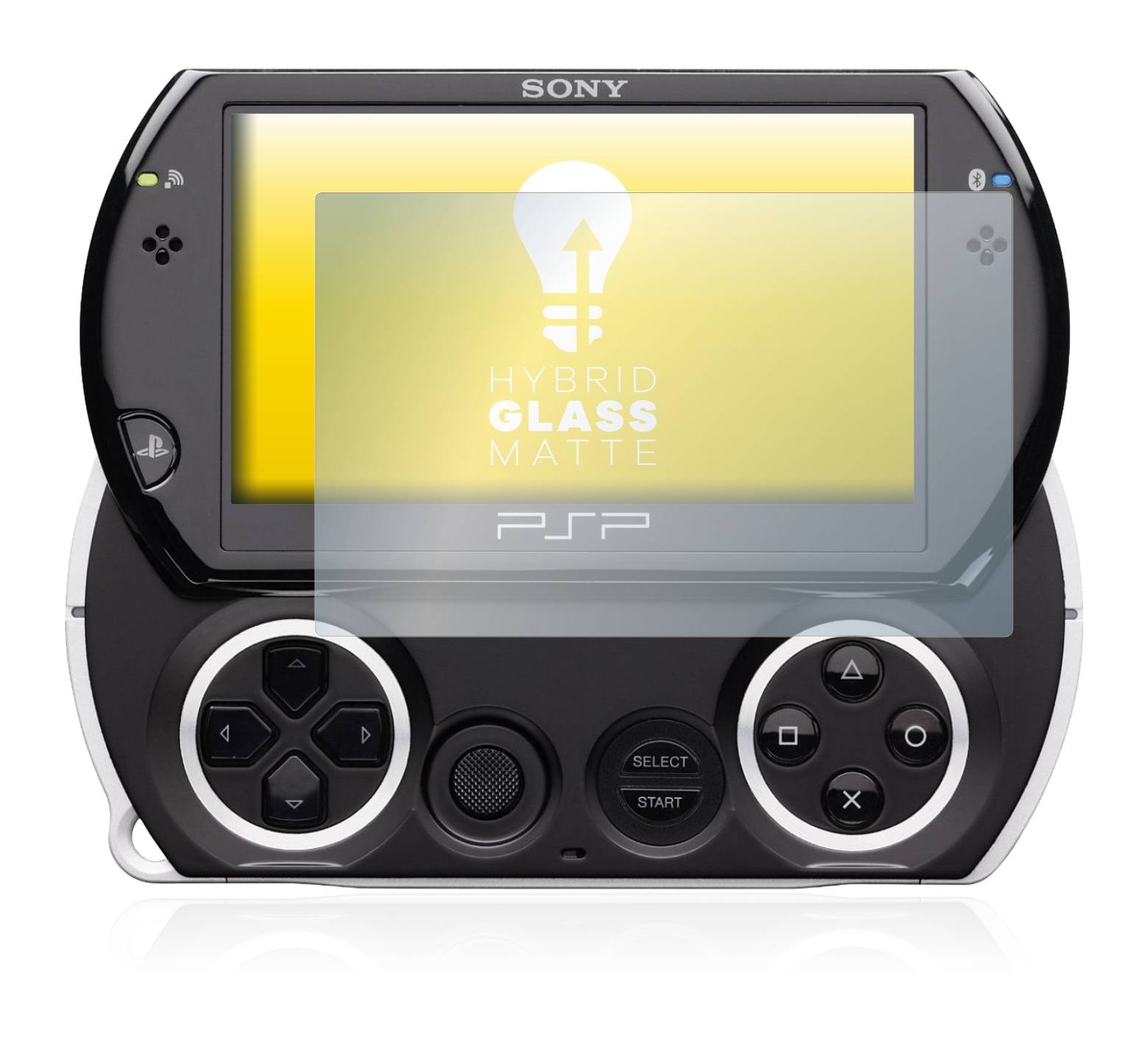 upscreen Flexible Schutz Glas Folie für Sony PSP Go Schutzglas 9H Hybridglas Matt Entspiegelt