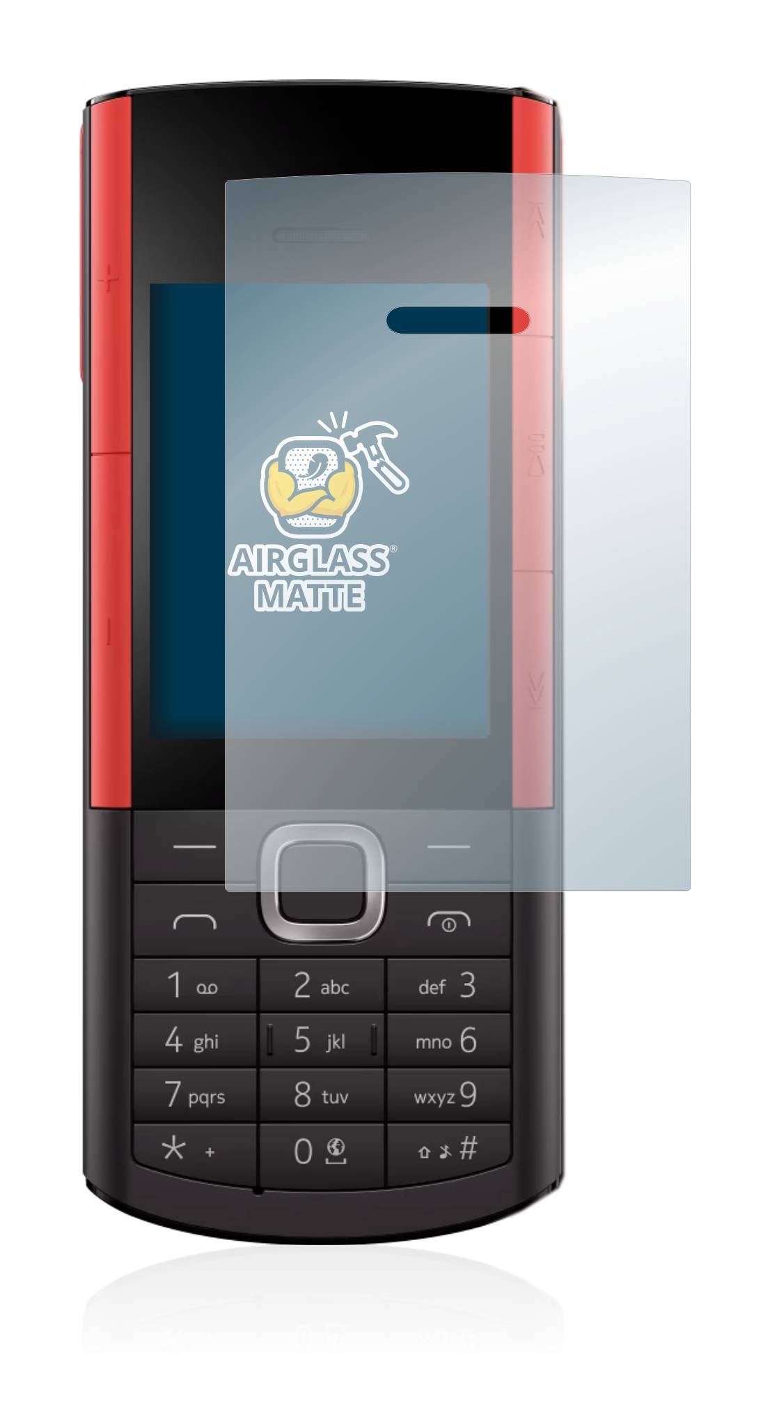 BROTECT AirGlass Flexible Schutz Glas Folie für Nokia 5710 XA Matt Entspiegelt