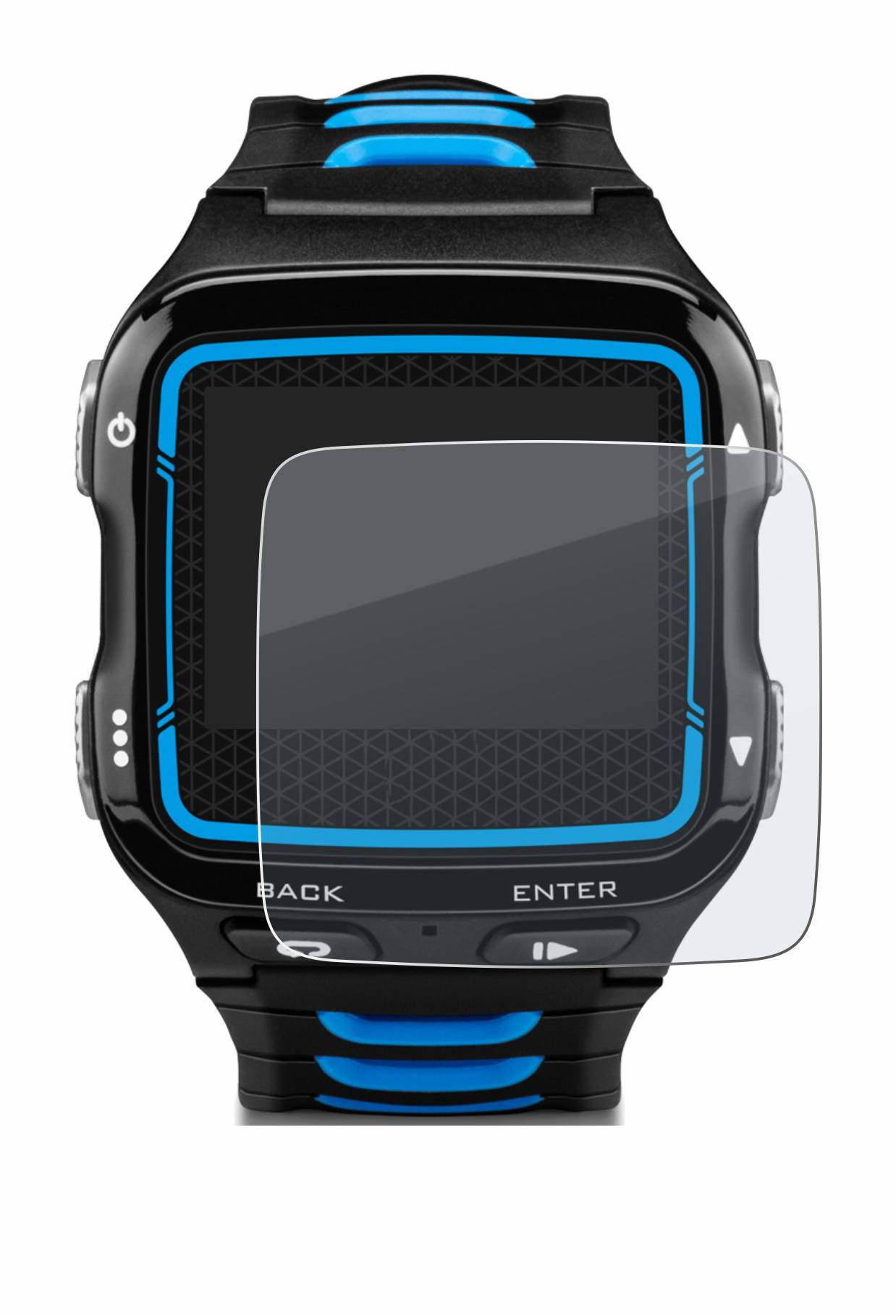 upscreen Hybrid Glass Matte Premium Schutzglas Folie für Garmin Forerunner