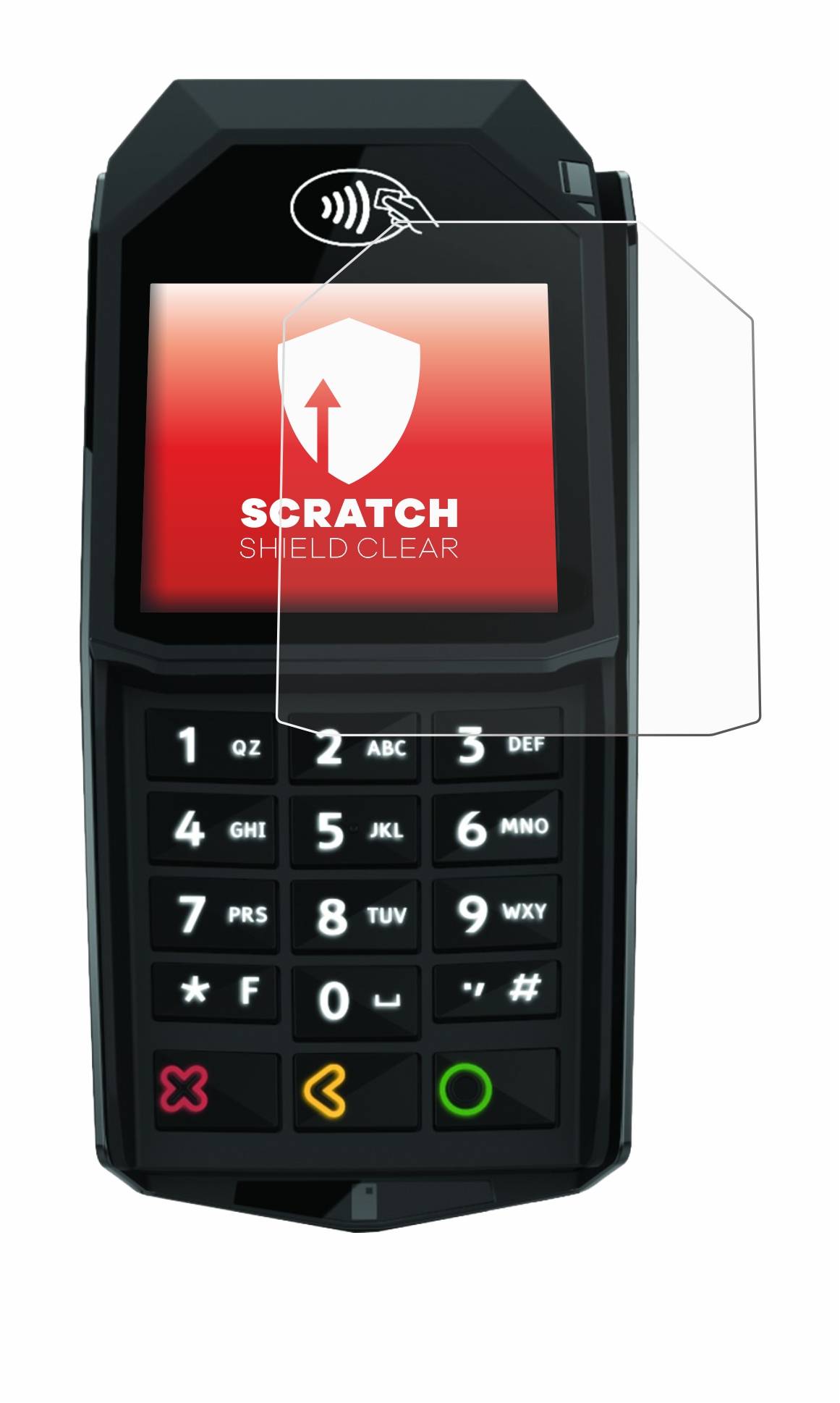 upscreen Scratch Shield Clear Premium Displayschutzfolie für Ingenico