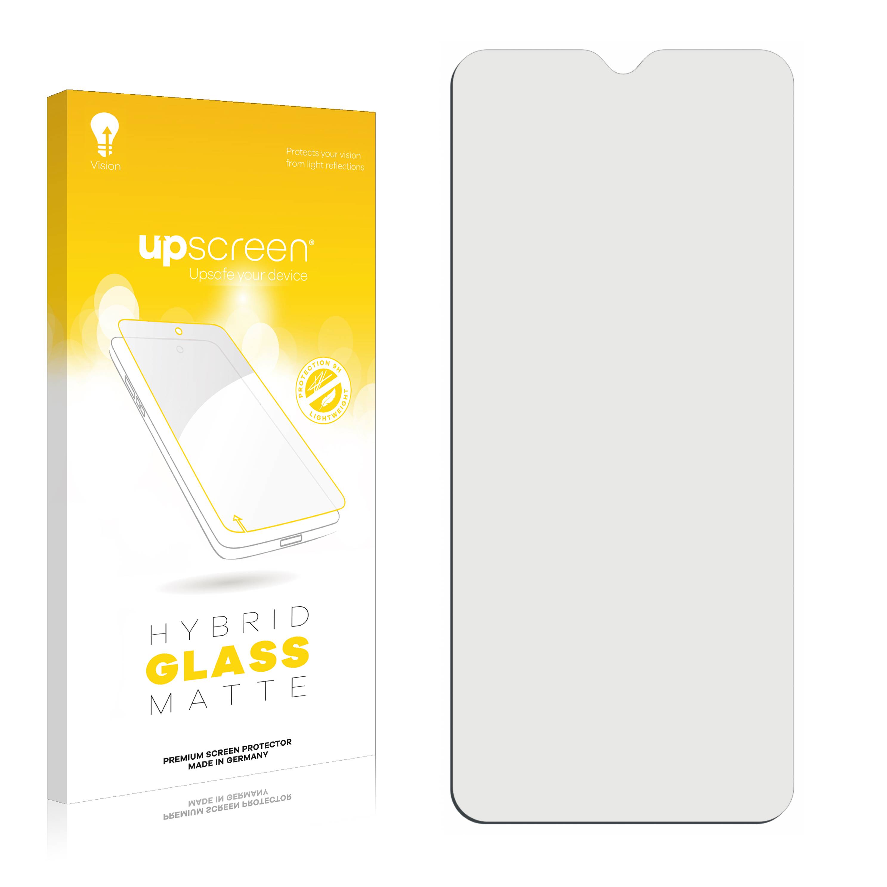 upscreen Flexible Schutz Glas Folie für Samsung Galaxy A03 Schutzglas 9H Hybridglas Matt Entspiegelt