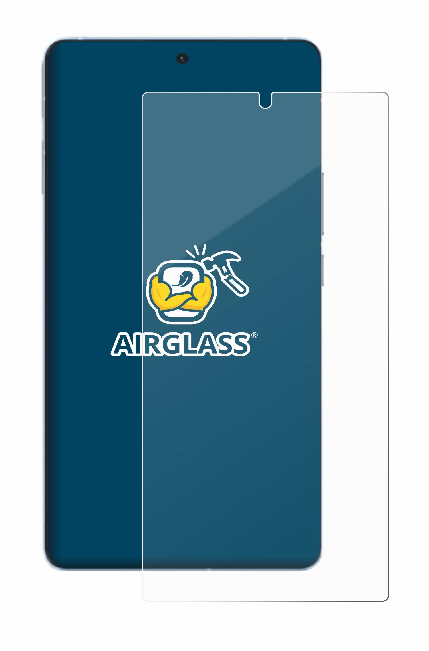 BROTECT AirGlass Flexible Schutz Glas Folie für Vivo X Note Klar Transparent