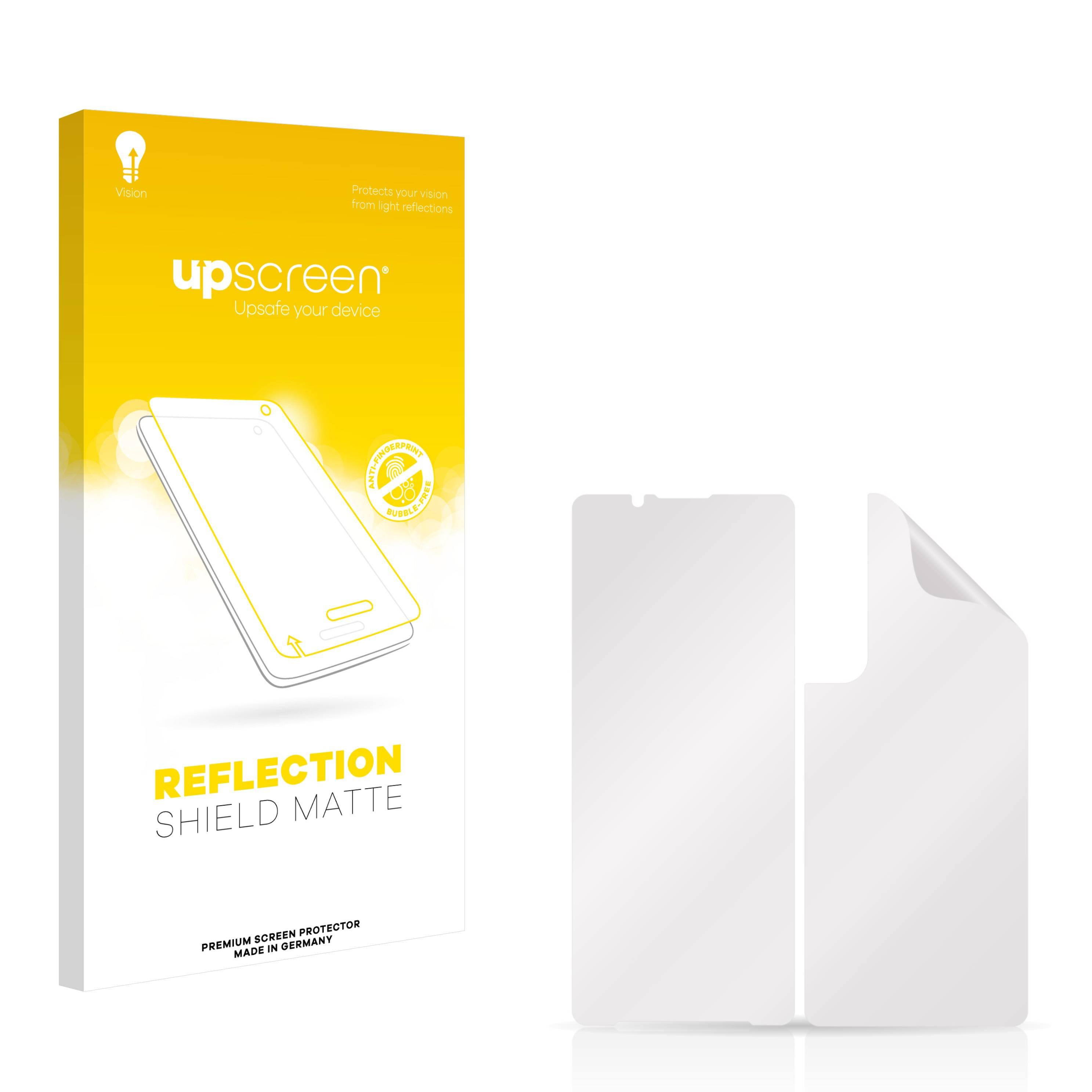 upscreen Schutzfolie für Sony Xperia 1 IV (Display+Rückseite) Folie Matt Entspiegelt Anti-Reflex