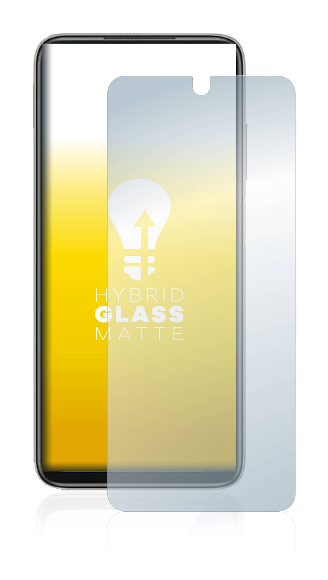 upscreen Flexible Panzerglasfolie für Xiaomi Redmi Note 11 4G Schutzglas 9H Hybridglas Matt Entspiegelt