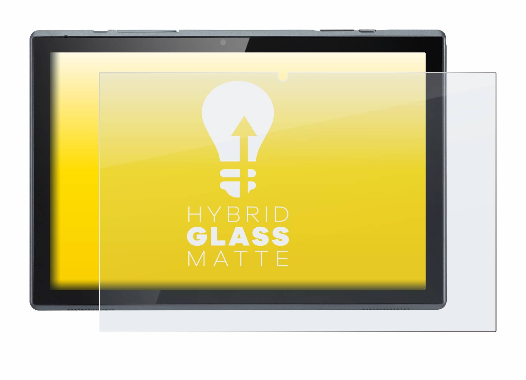 upscreen Hybrid Glass Matte Premium Schutzglas Folie für Acer