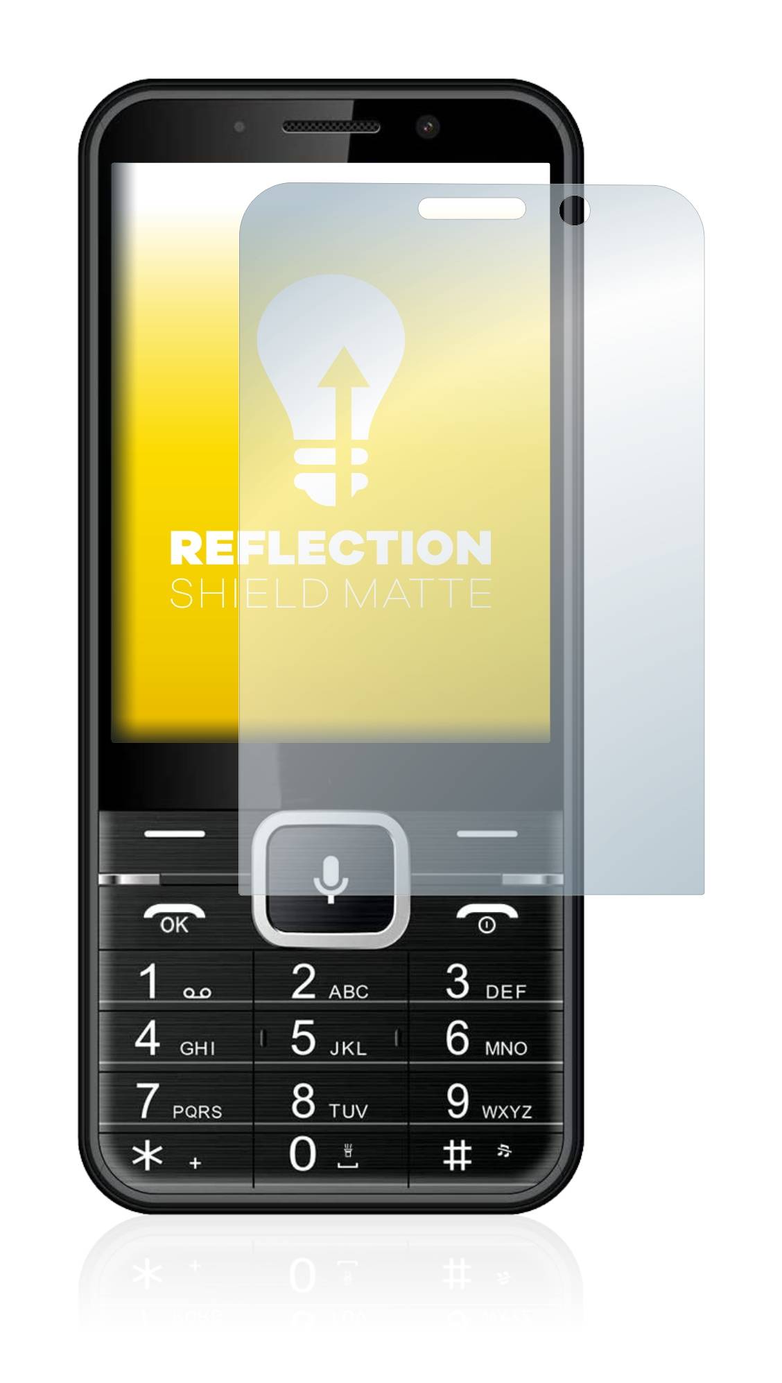 upscreen Schutzfolie für myPhone Up Smart Folie Matt Entspiegelt Anti-Reflex