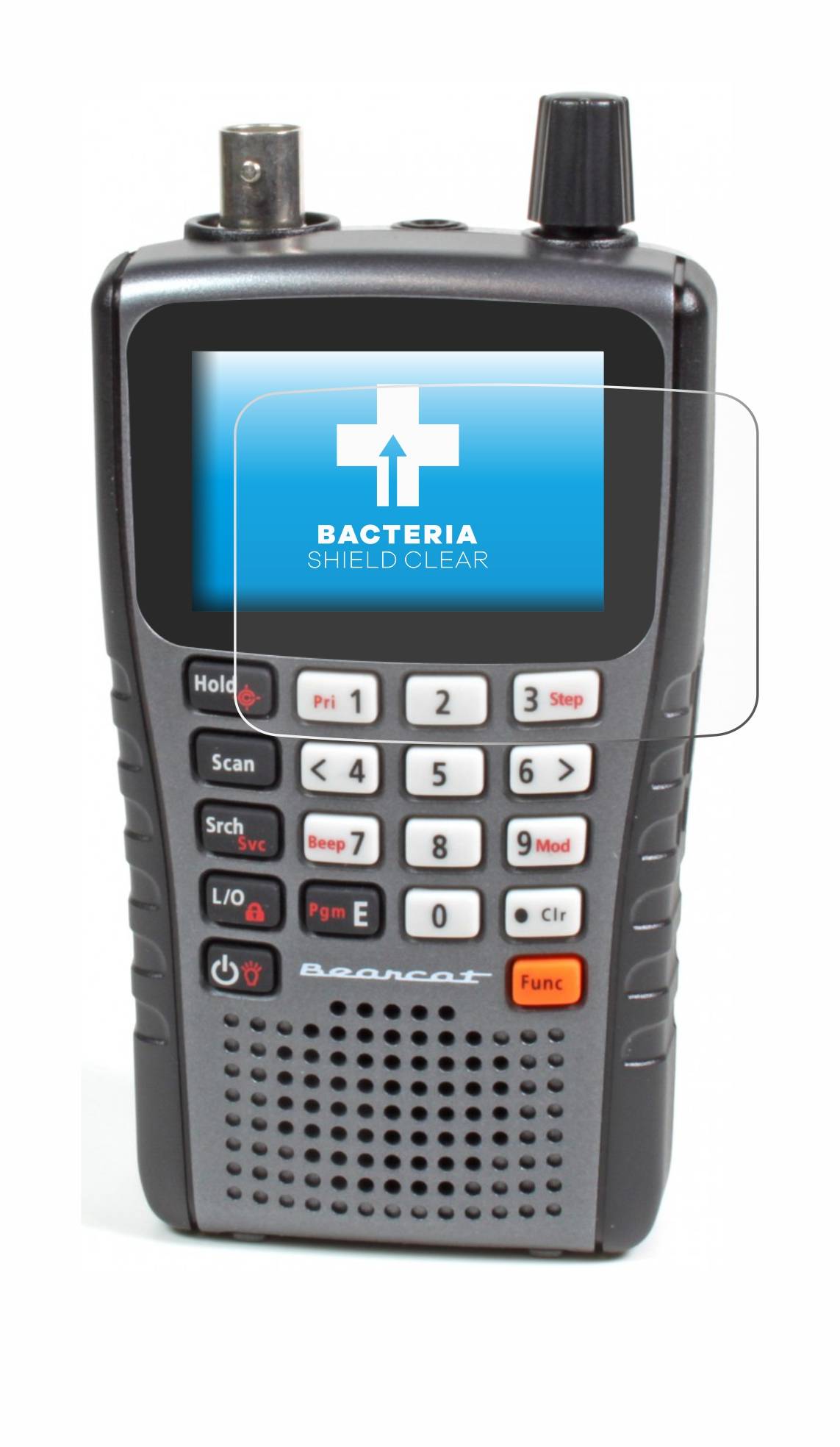 upscreen Bacteria Shield Clear Premium Antibakterielle Displayschutzfolie für Uniden