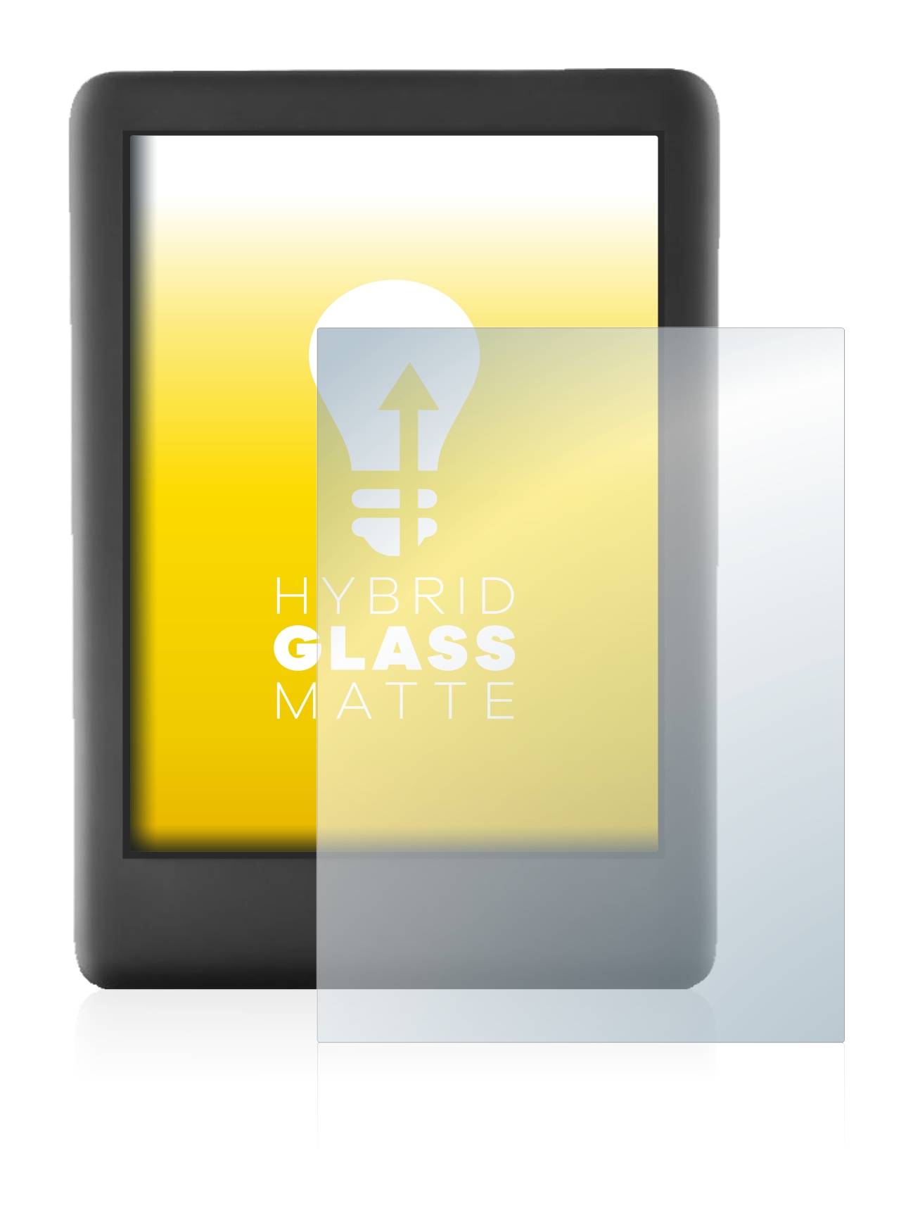 upscreen Hybrid Glass Matte Premium Schutzglas Folie für Amazon Kindle 2019 (10.