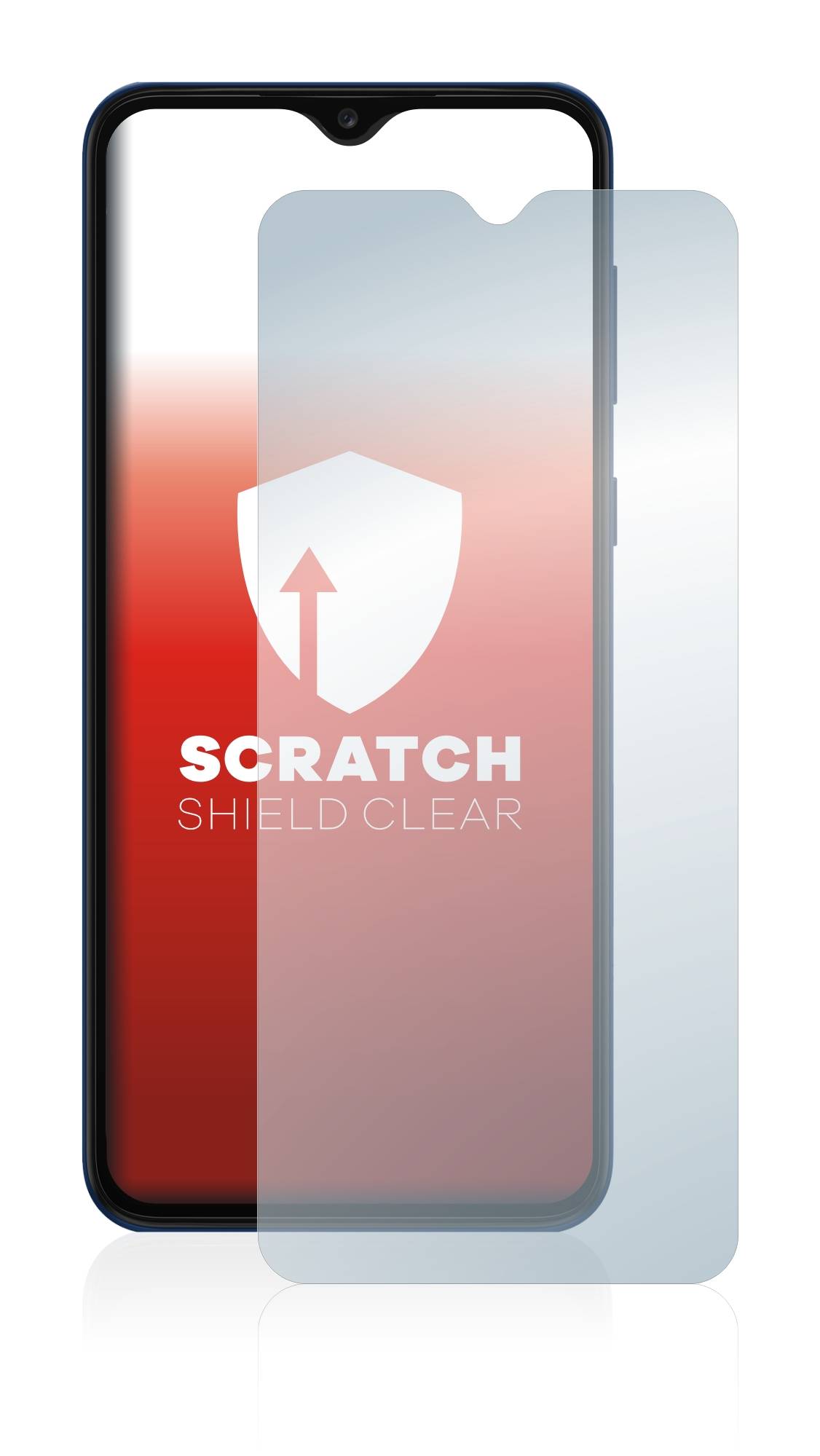 upscreen Schutzfolie für Samsung Galaxy A03 Core Kratzschutz Anti-Fingerprint Klar