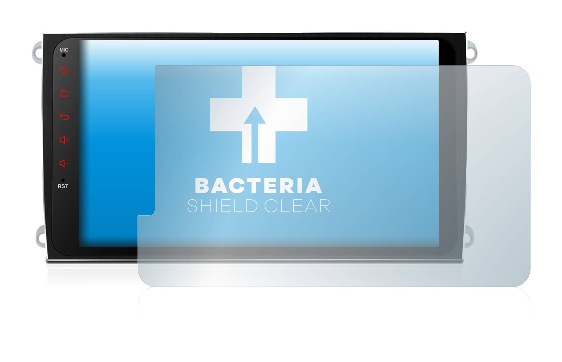 upscreen Bacteria Shield Clear Premium Antibakterielle Displayschutzfolie für Xtrons