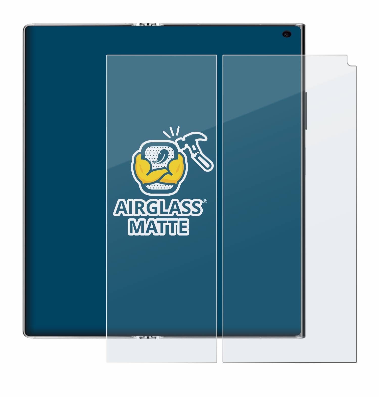 BROTECT AirGlass Flexible Panzerglasfolie für Huawei Mate Xs 2 Matt Entspiegelt