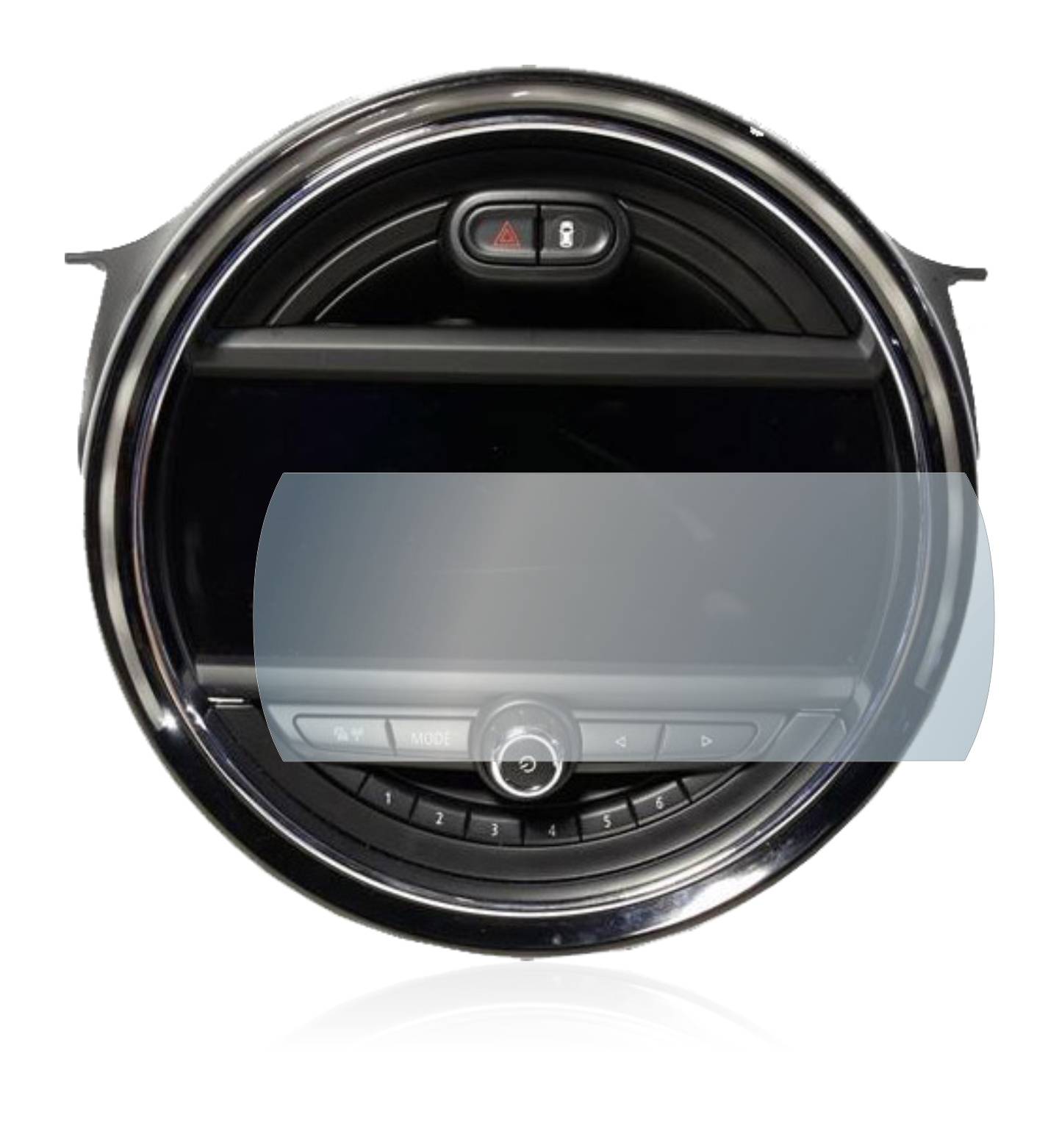upscreen Hybrid Glass Matte Premium Schutzglas Folie für Mini Cooper F56 (8.8)