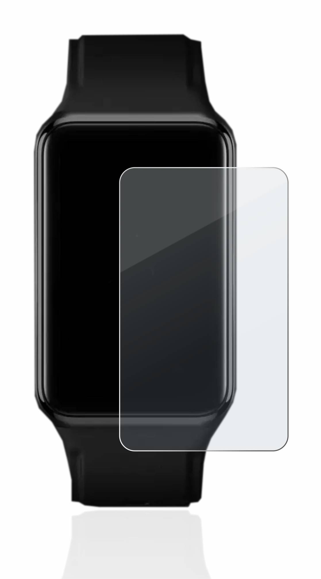 upscreen Hybrid Glass Matte Premium Schutzglas Folie für Oppo Watch