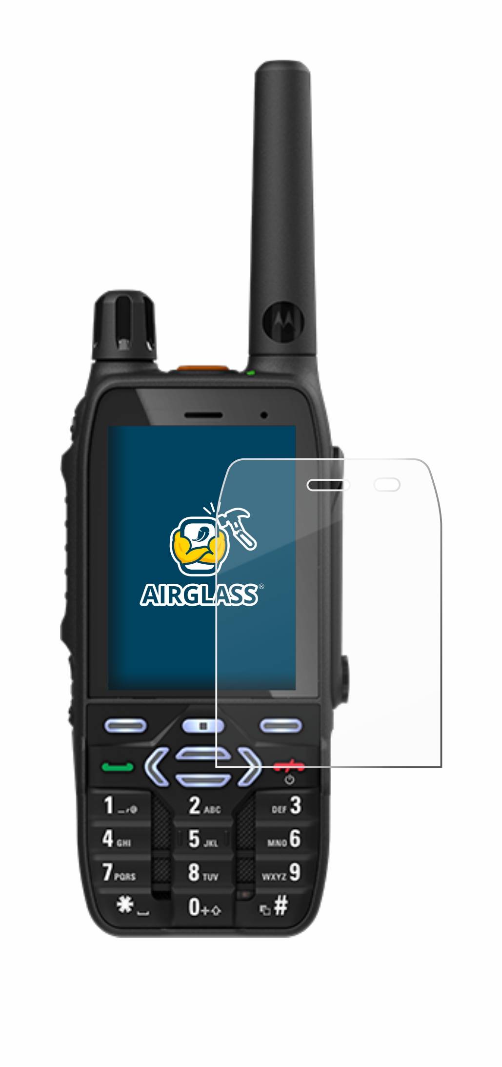 BROTECT AirGlass Flexible Schutz Glas Folie für Motorola MXP600 Klar Transparent