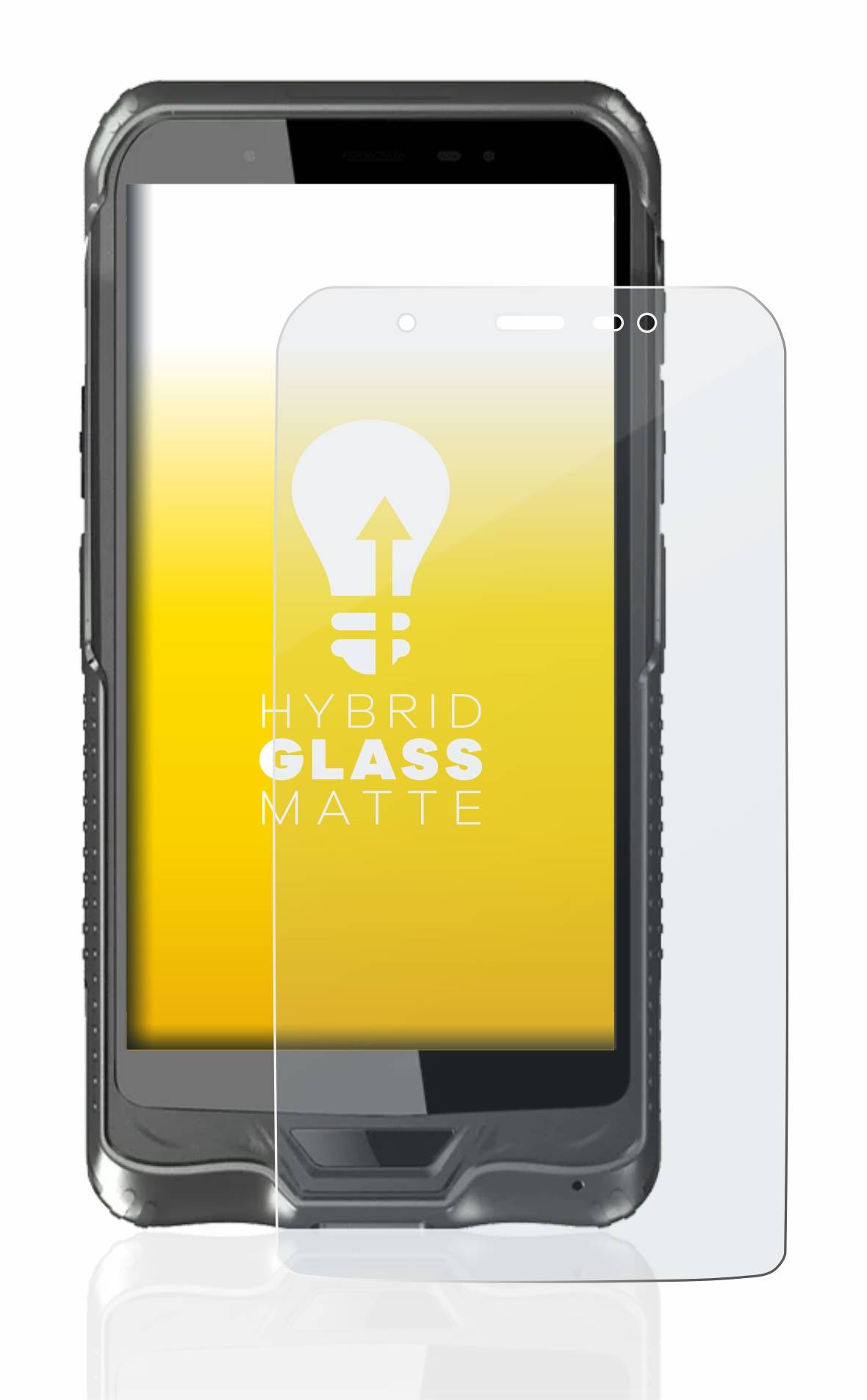 upscreen Hybrid Glass Matte Premium Schutzglas Folie für Conker
