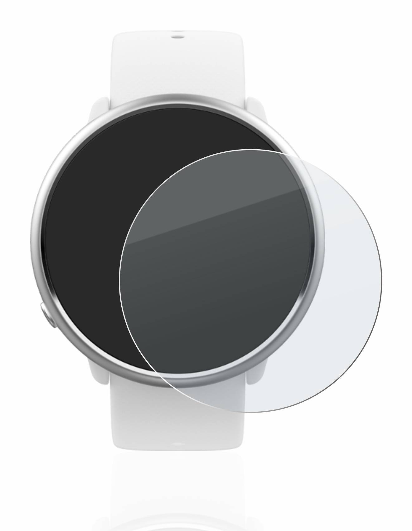 upscreen Hybrid Glass Matte Premium Schutzglas Folie für Polar