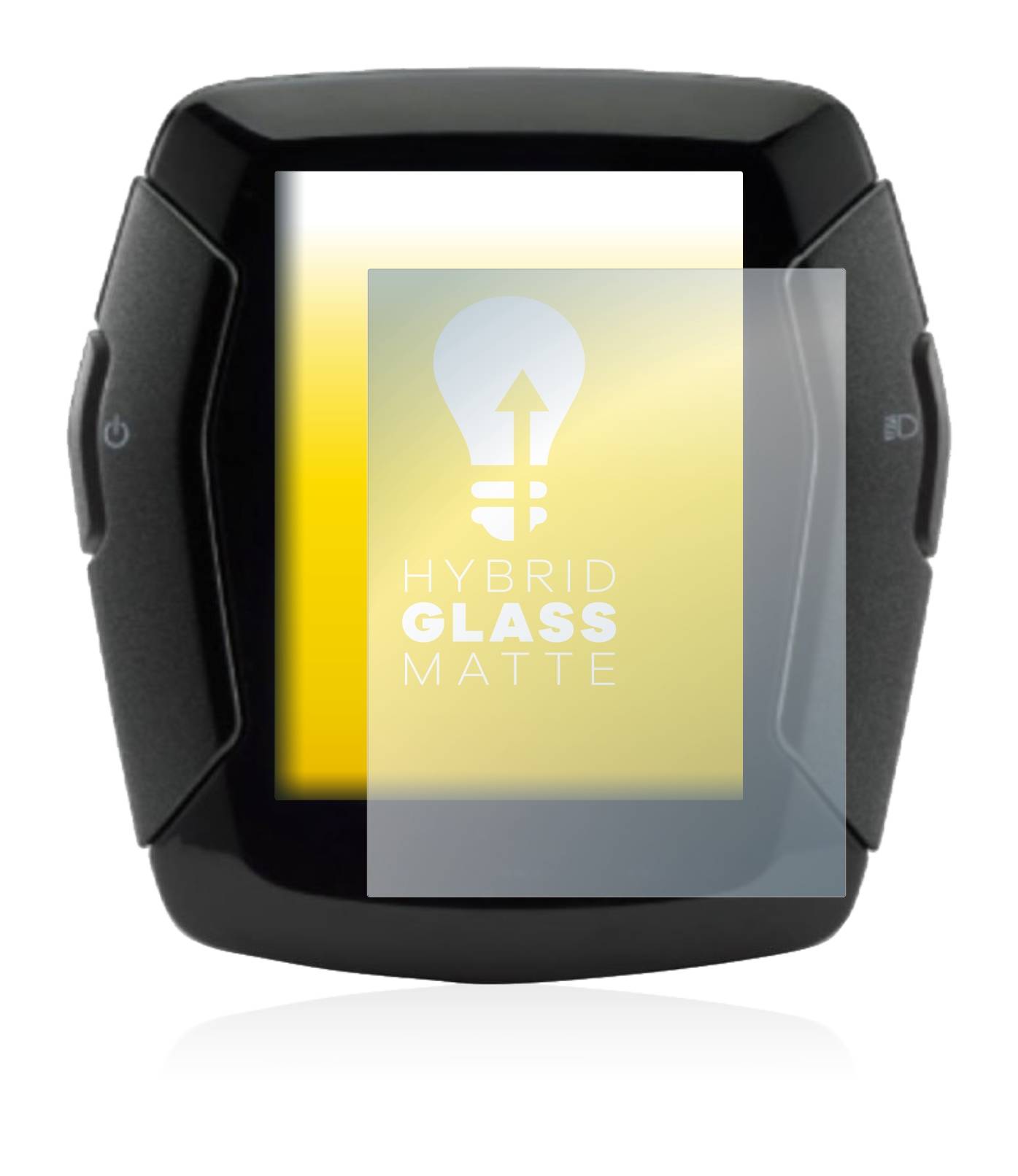 upscreen Hybrid Glass Matte Premium Schutzglas Folie für Yamaha Display