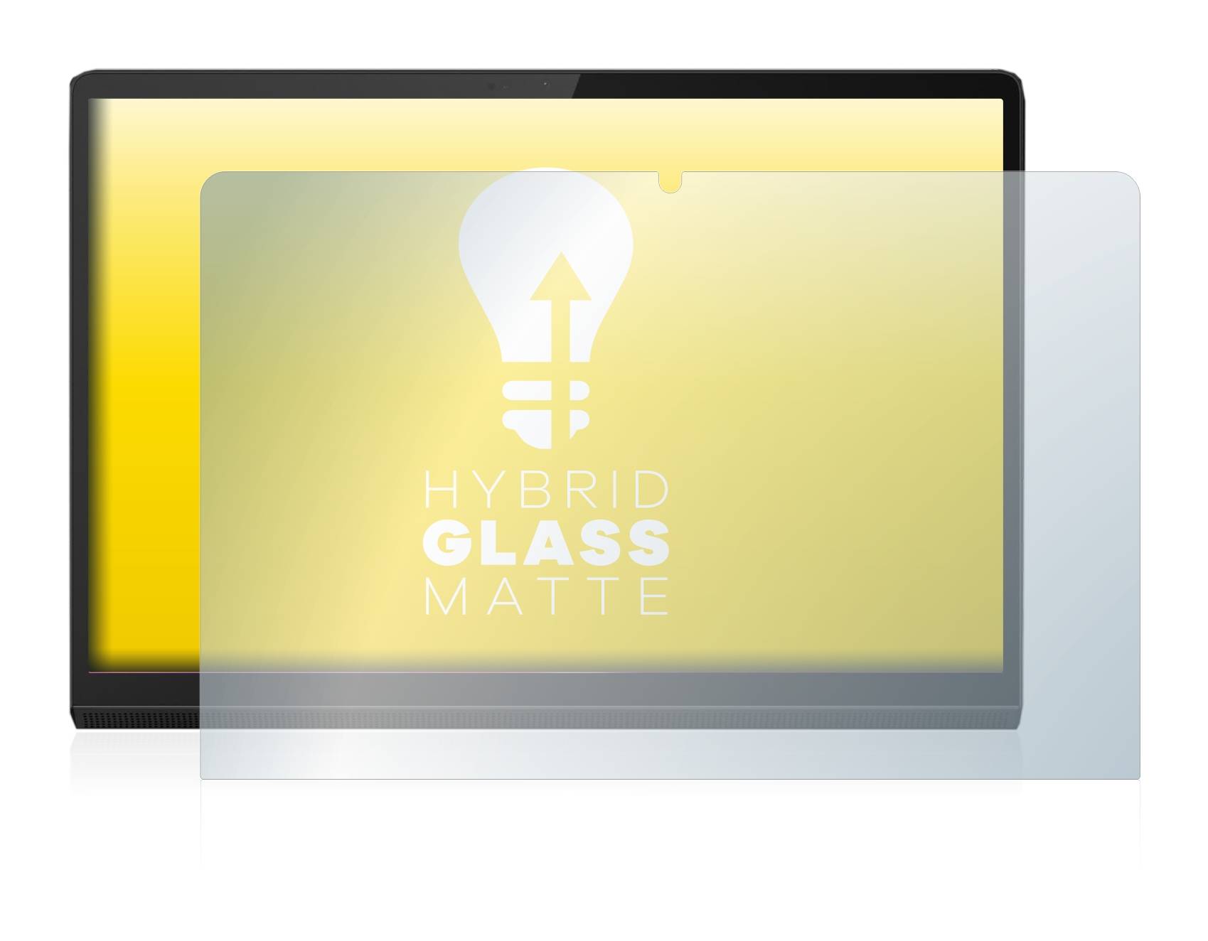 upscreen Flexible Schutz Glas Folie für Lenovo Yoga Tab 11 Schutzglas 9H Hybridglas Matt Entspiegelt
