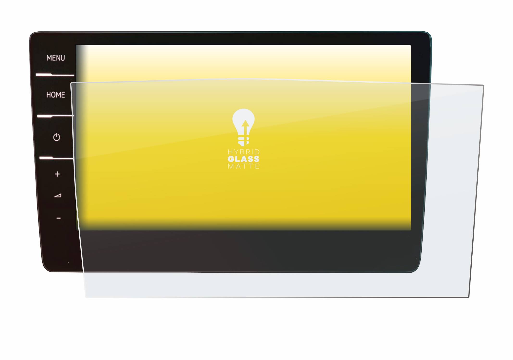 upscreen Flexible Schutz Glas Folie für Volkswagen T6.1 California 2021 Discover Pro 9.2" Schutzglas 9H Hybridglas Matt