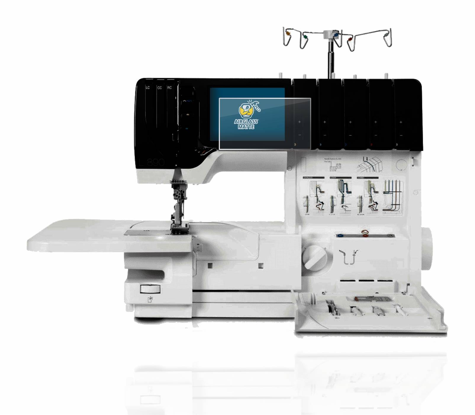 BROTECT AirGlass Matte Schutzglas Folie für Bernina L