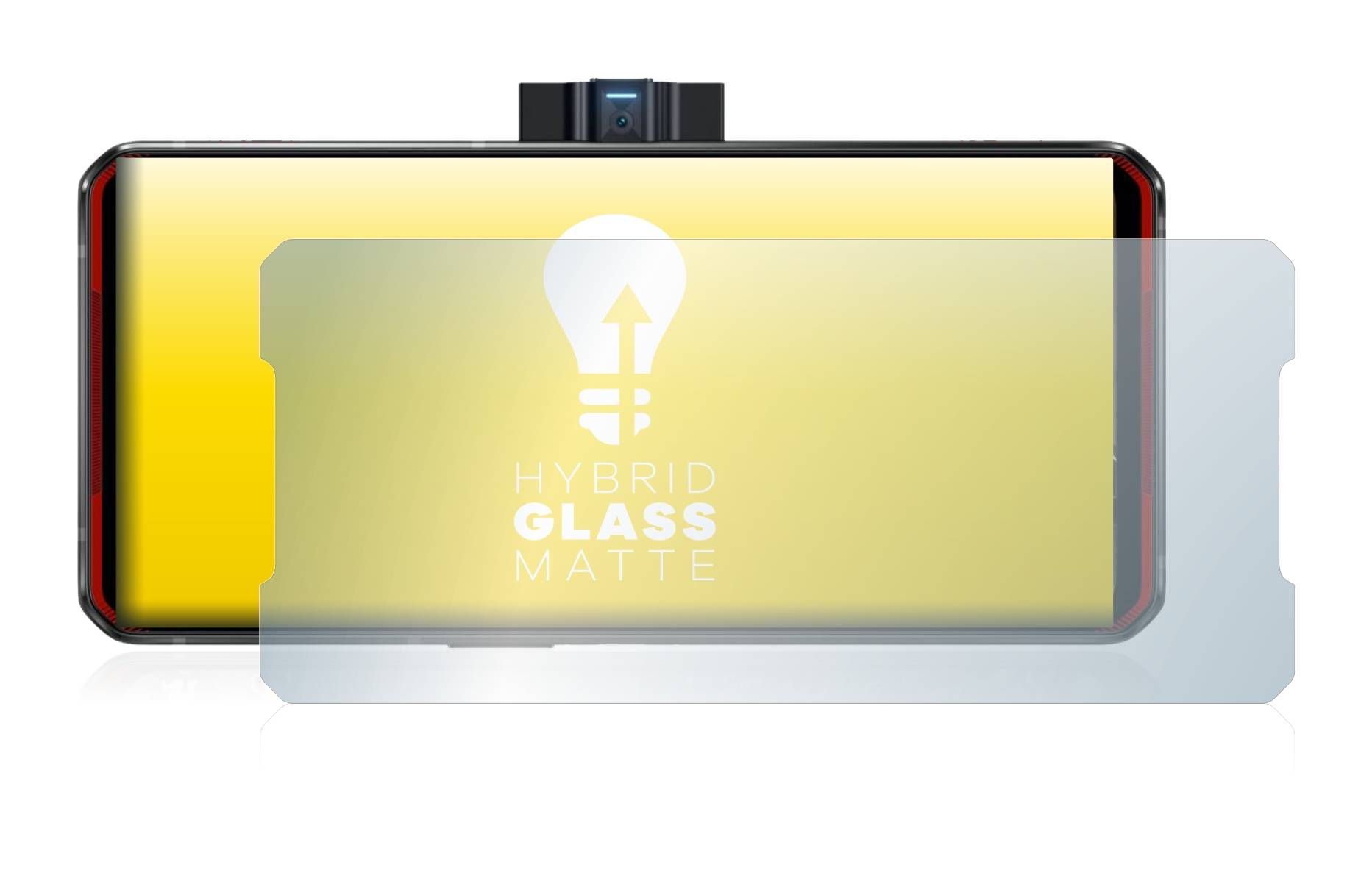 upscreen Flexible Schutz Glas Folie für Lenovo Legion Duel Schutzglas 9H Hybridglas Matt Entspiegelt