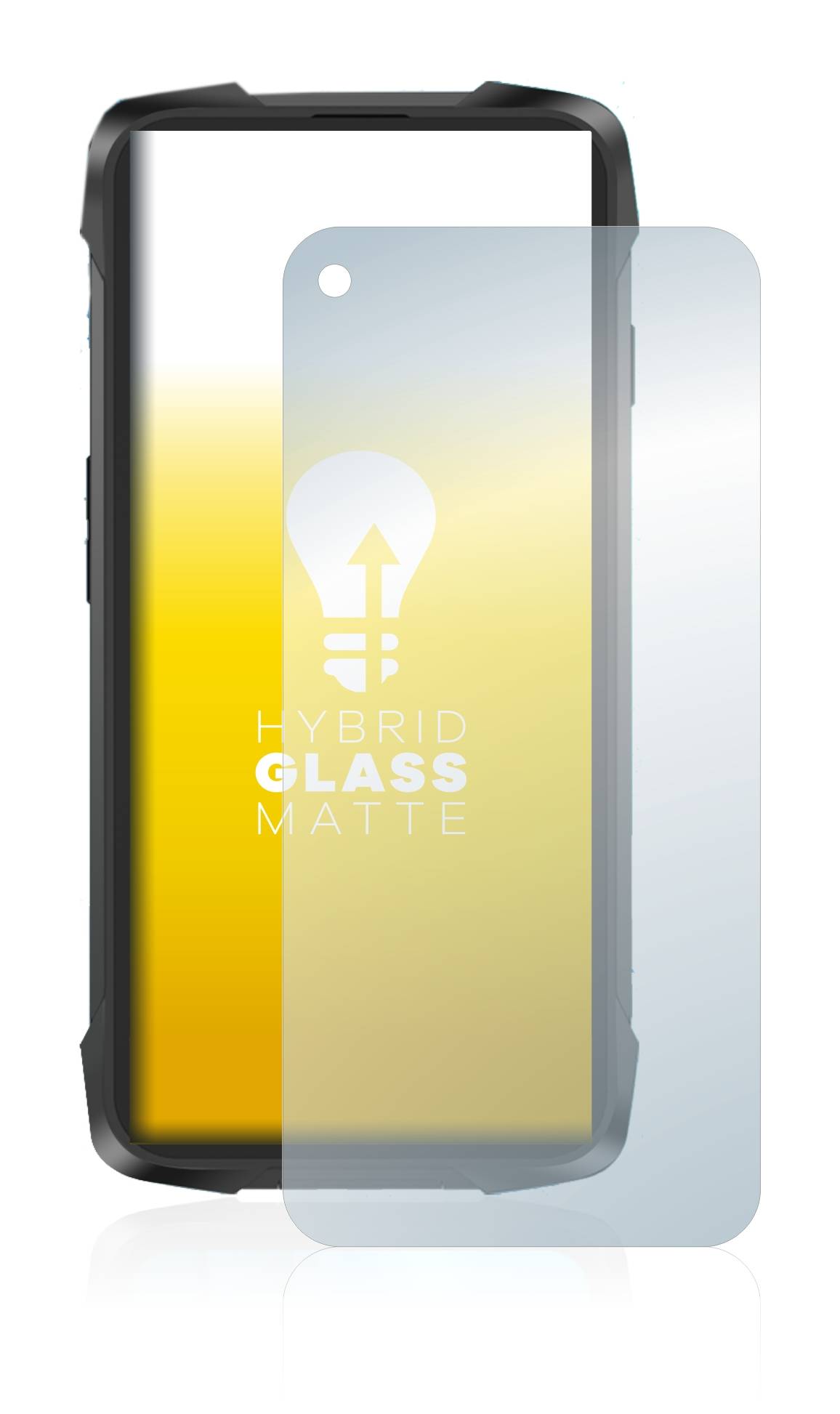 upscreen Flexible Schutz Glas Folie für Cubot King Kong 7 Schutzglas 9H Hybridglas Matt Entspiegelt