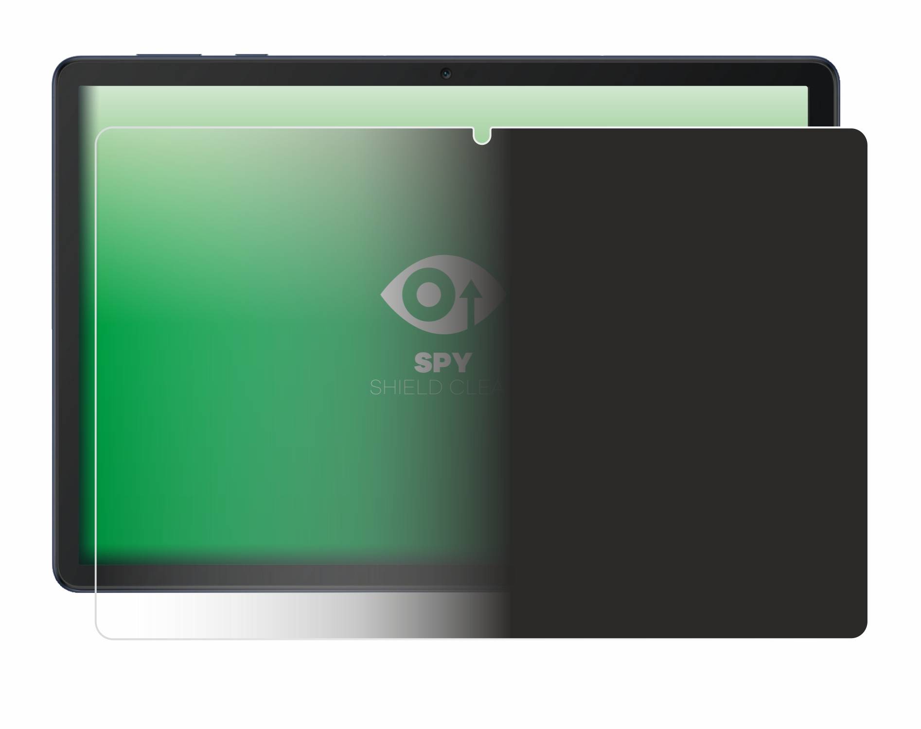 upscreen Spy Shield Clear Premium Blickschutzfolie für Huawei MatePad