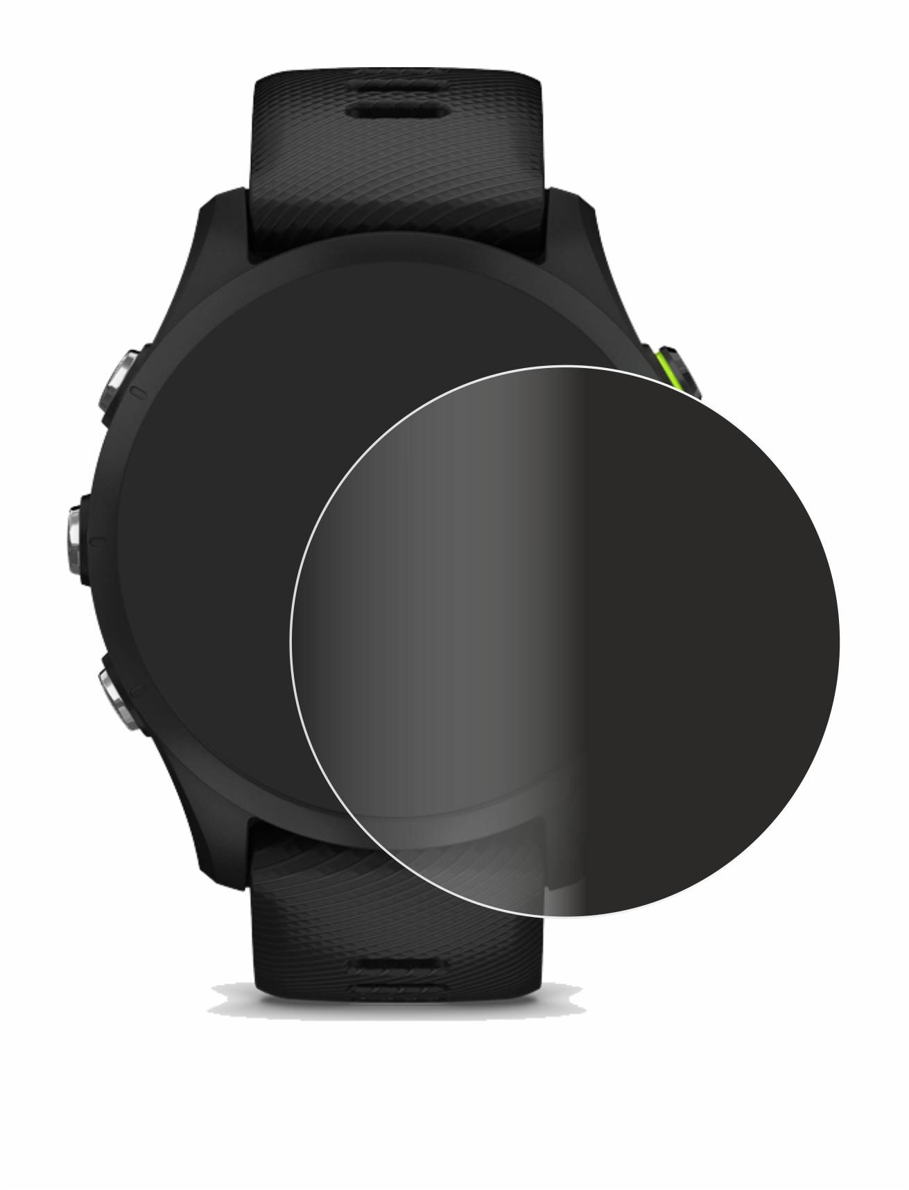 upscreen Spy Shield Clear Premium Blickschutzfolie für Garmin Forerunner
