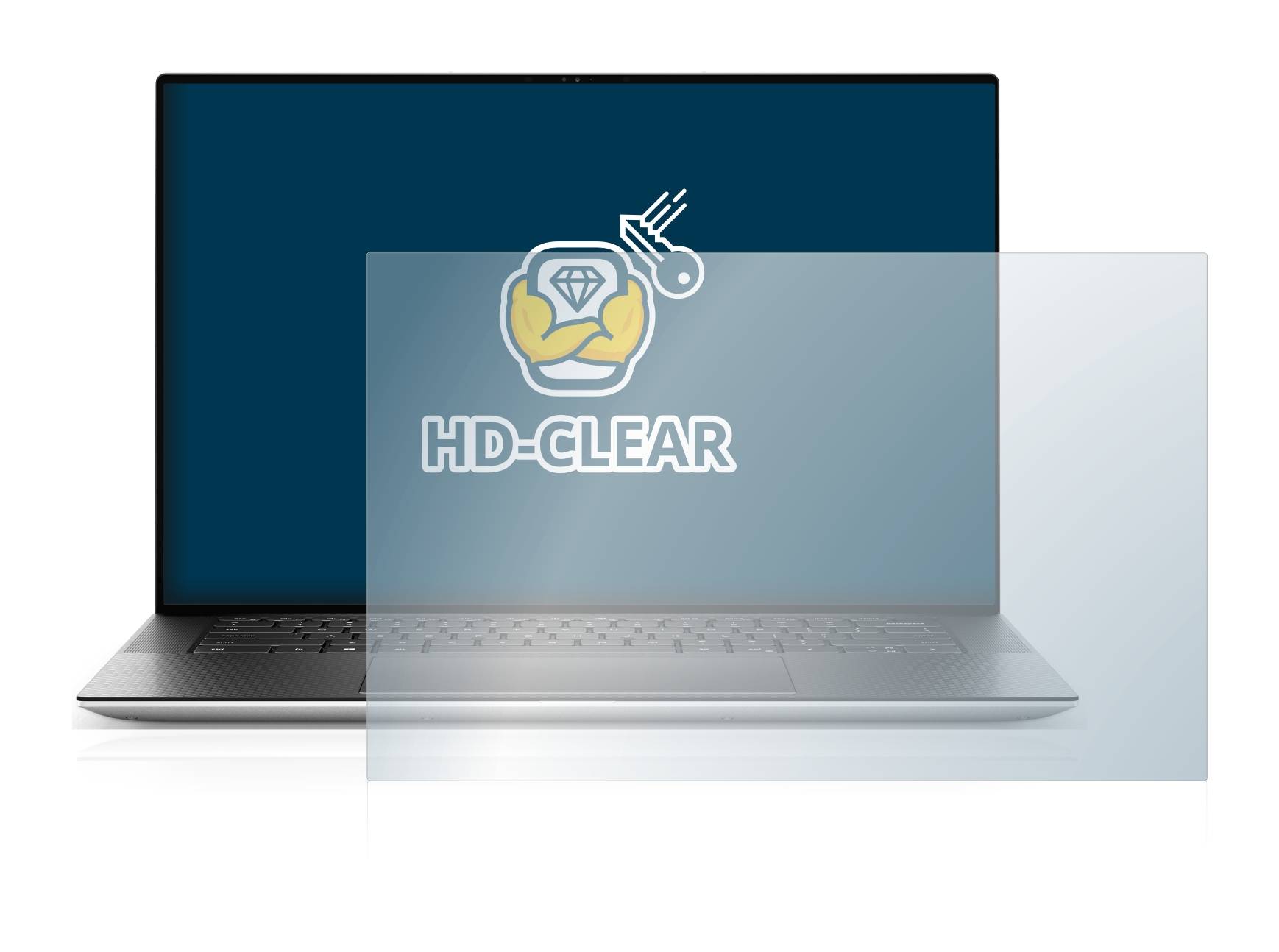 BROTECT Schutzfolie für Dell XPS 15 9520 Non-Touch Folie Klar Transparent