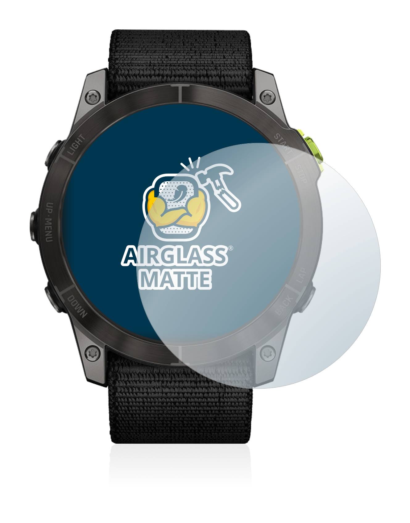 BROTECT AirGlass Matte Schutzglas Folie für Garmin Enduro