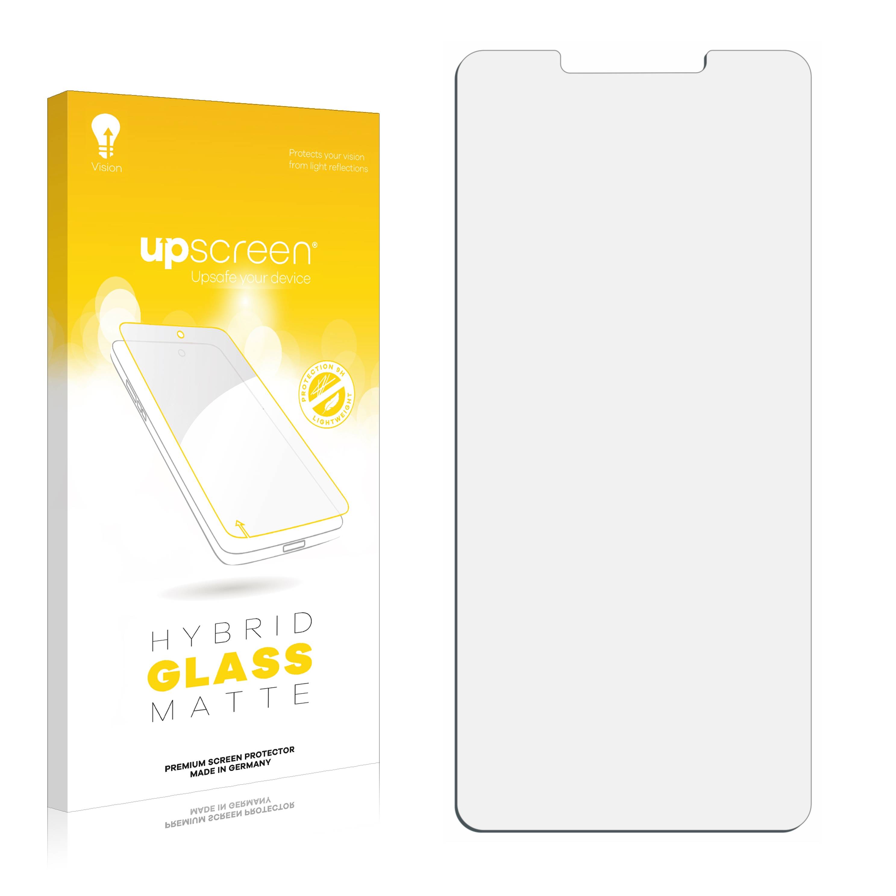upscreen Flexible Schutz Glas Folie für Samsung Galaxy A9 2018 Schutzglas 9H Hybridglas Matt Entspiegelt